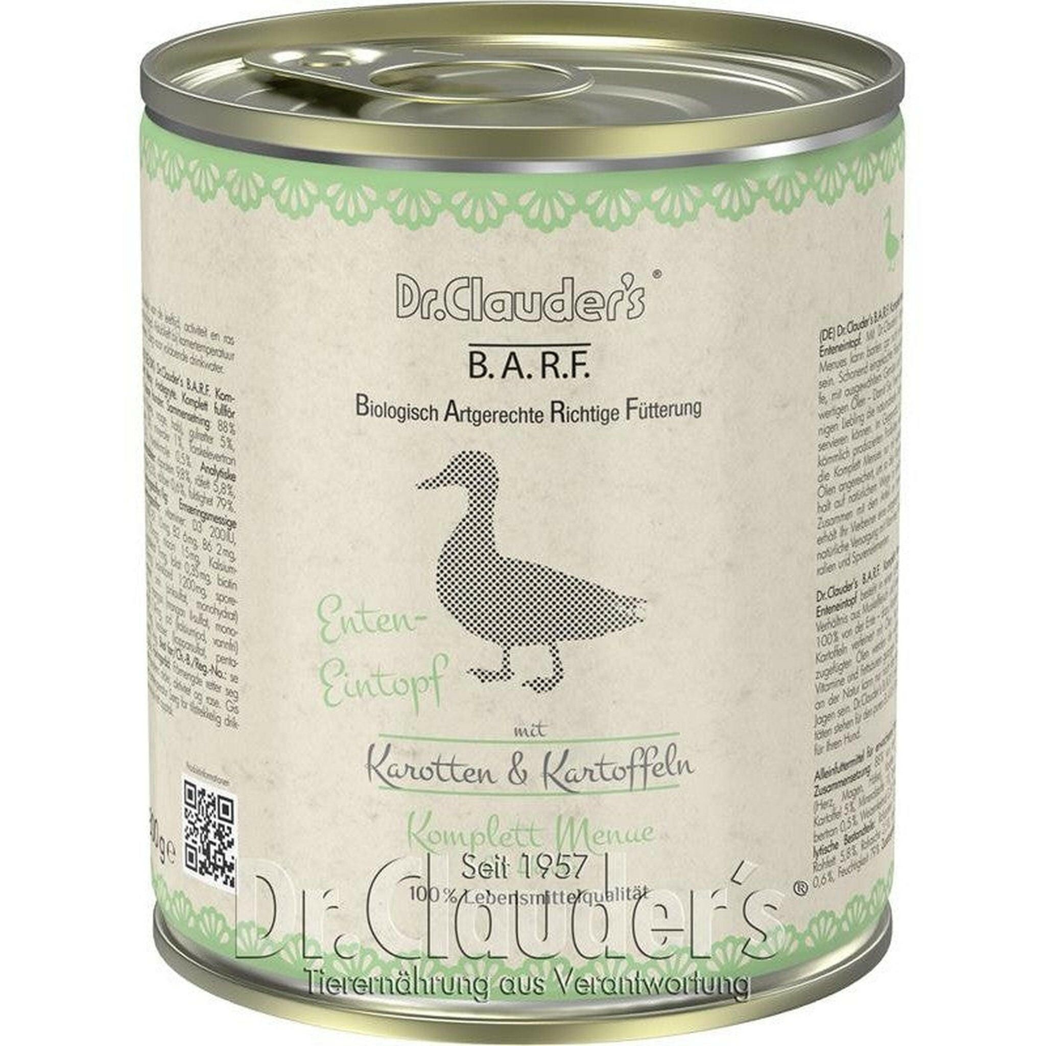 Dr.Clauder's Barf Komplett Menue 4,8 kg