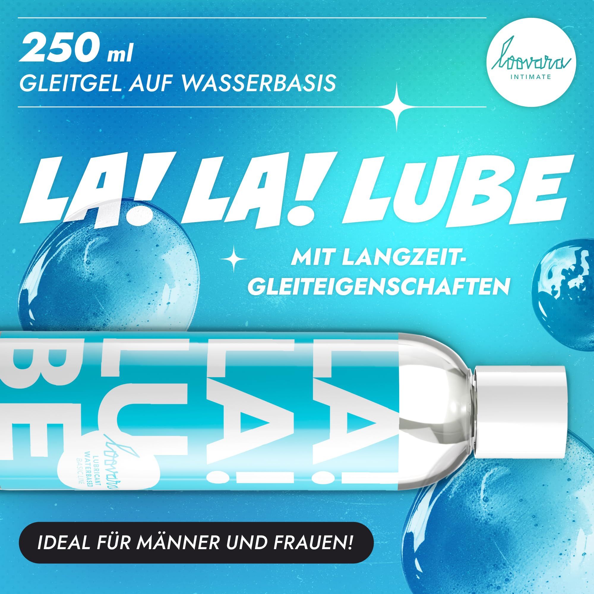 Flasche 'MY.SIZE LUBE ME NATURAL' Gleitmittel, 100ml. Wasserbasiert, mit Kondomen kompatibel, dermatologisch getestet.