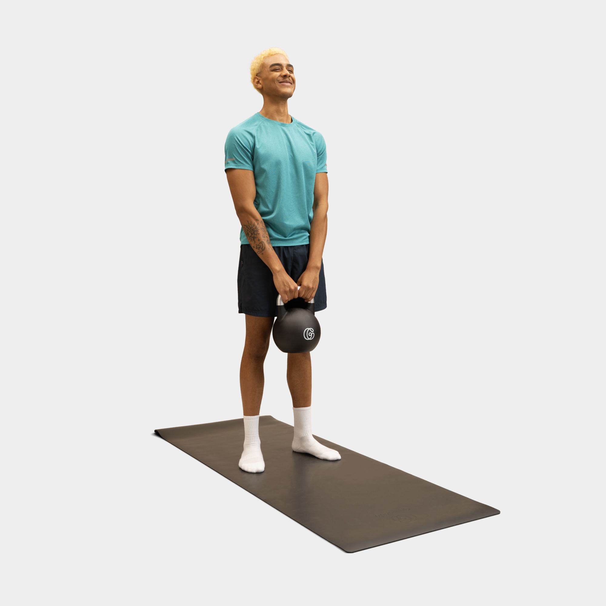 Gymondo Kettlebell aus Gusseisen in schwarz