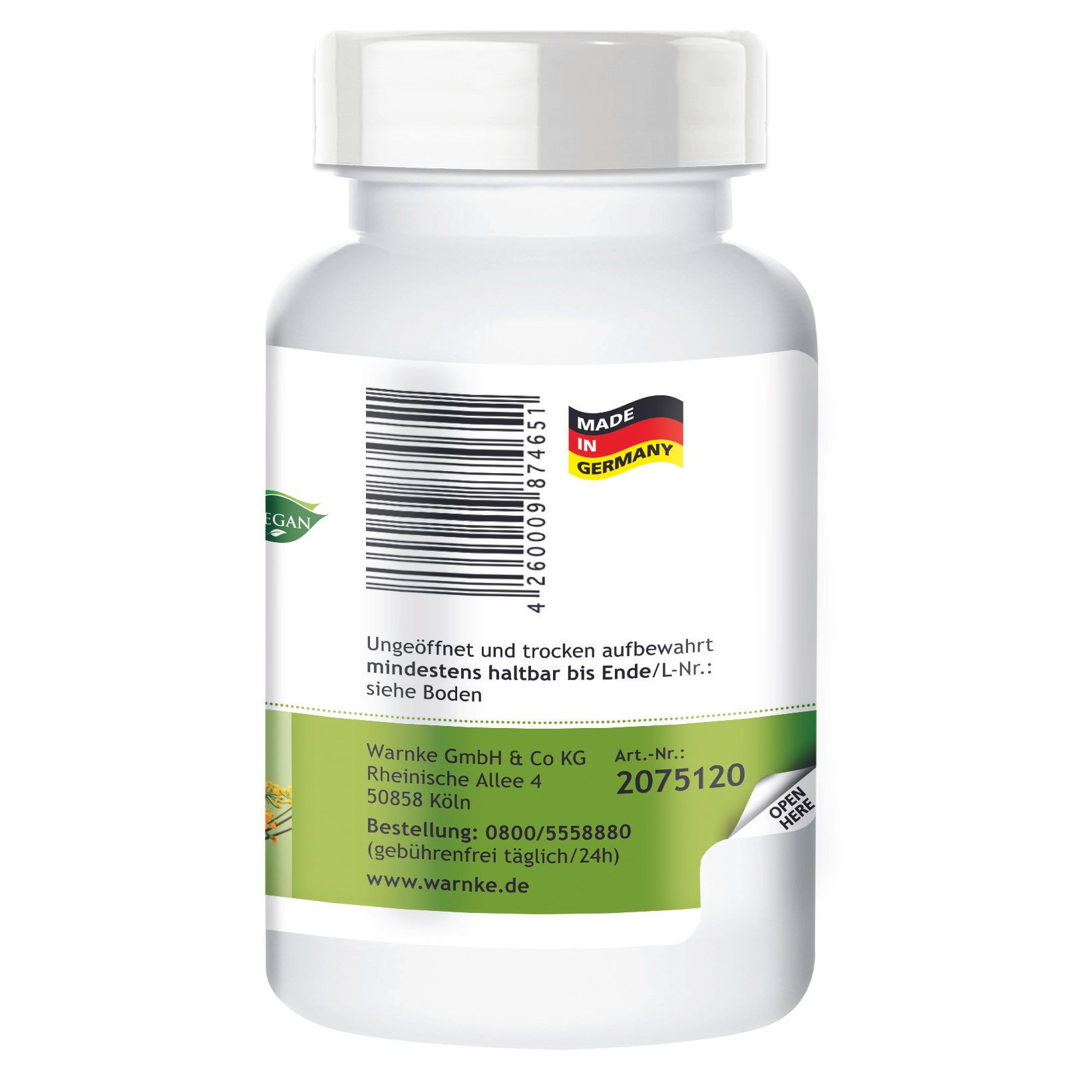 Warnke Vitalstoffe | Fenchel 500mg