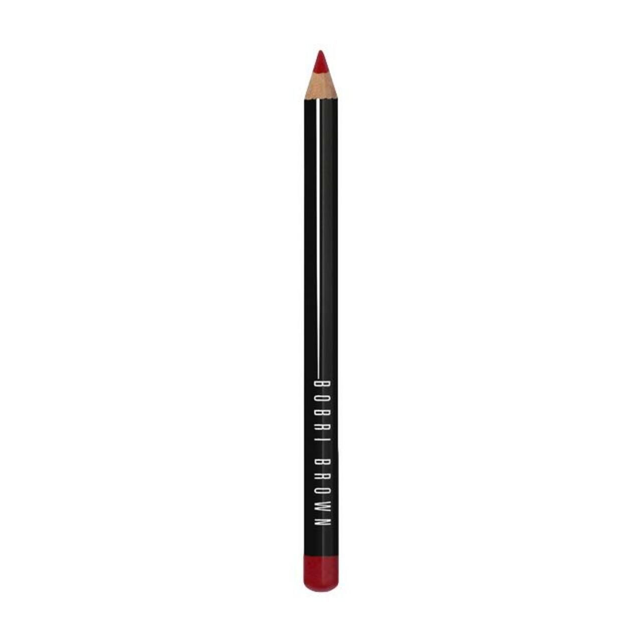 Lippenstiftstift. Schwarzer Schaft mit roter Spitze. Aufschrift: BOBBI BROWN.