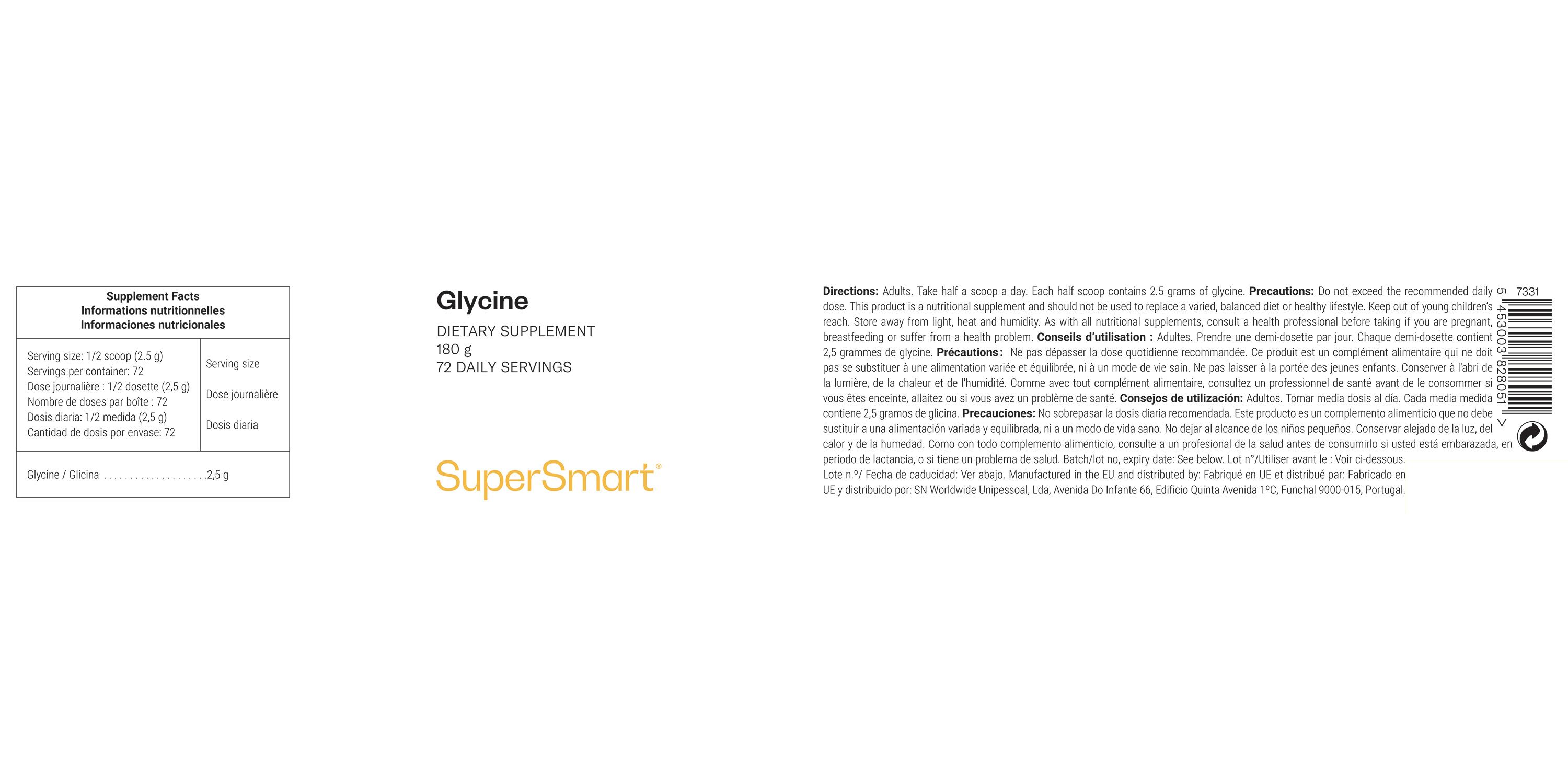 SuperSmart - Glycine 180 g