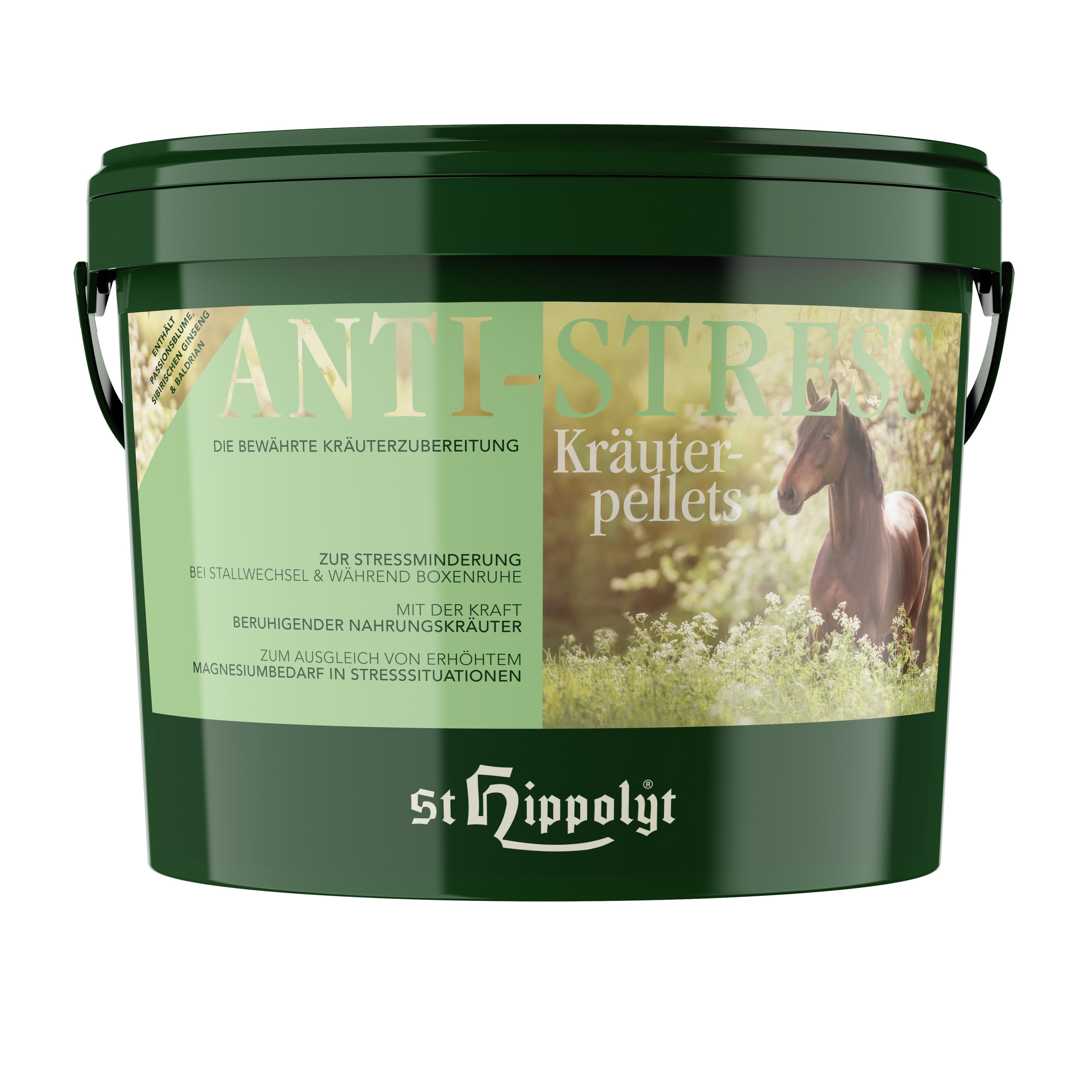 Anti-Stress-Kräuterpellets für Pferde