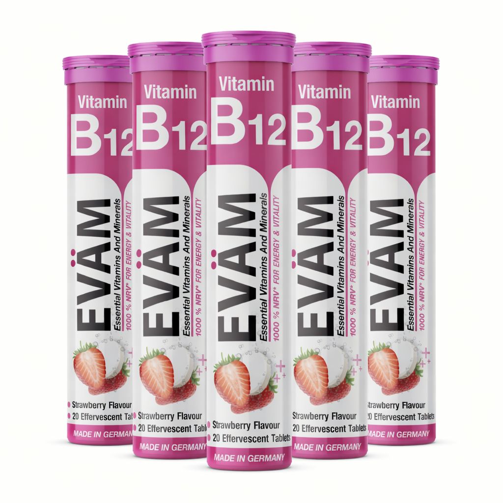 Eväm Vitamin B12 Brausetabletten - 5er Pack 100 St