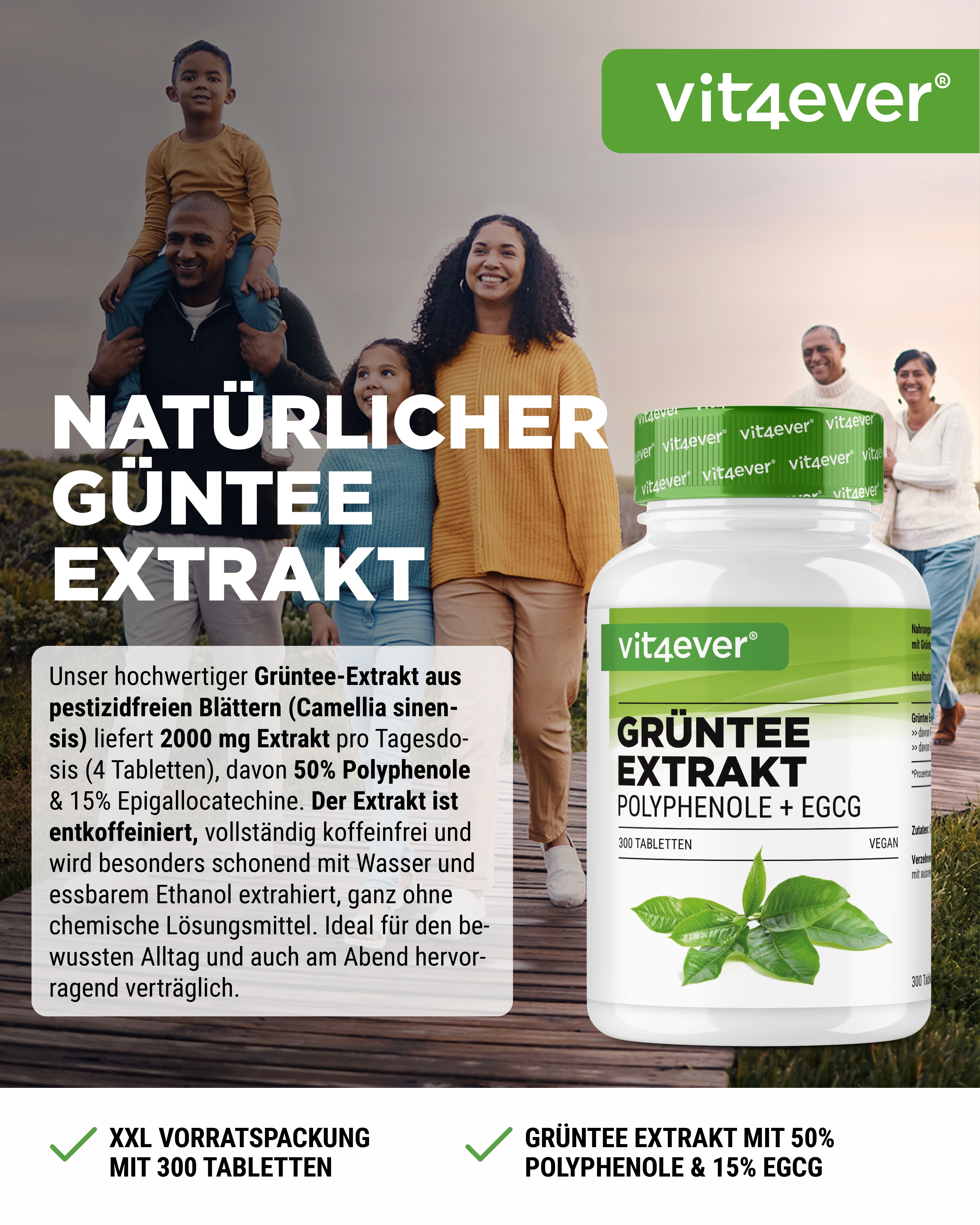 vit4ever Grüntee Extrakt