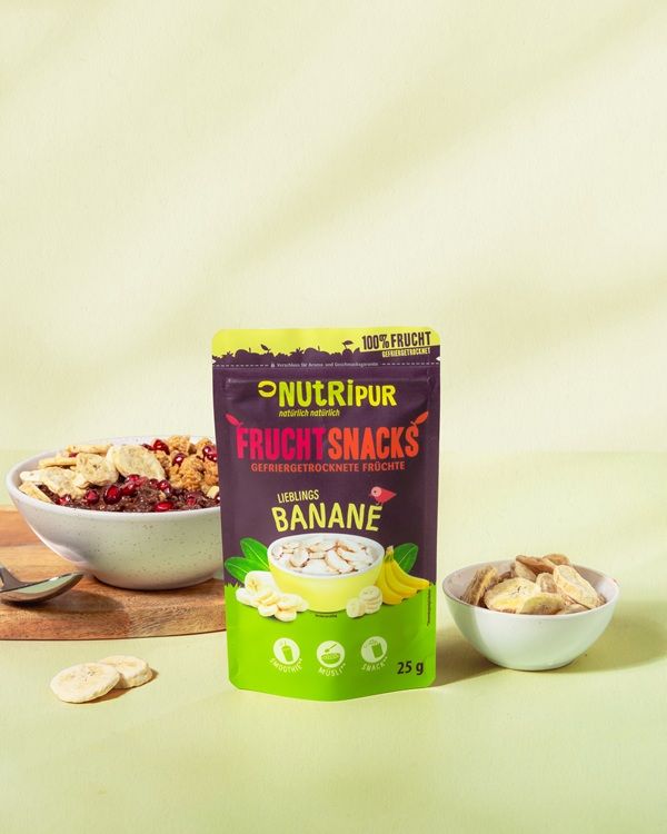 NutriPur gefriergetrocknete Früchte, Bananen