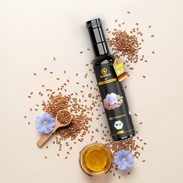SUNNAFRUCHT® Premium BIO Leinsamenöl kaltgepresst