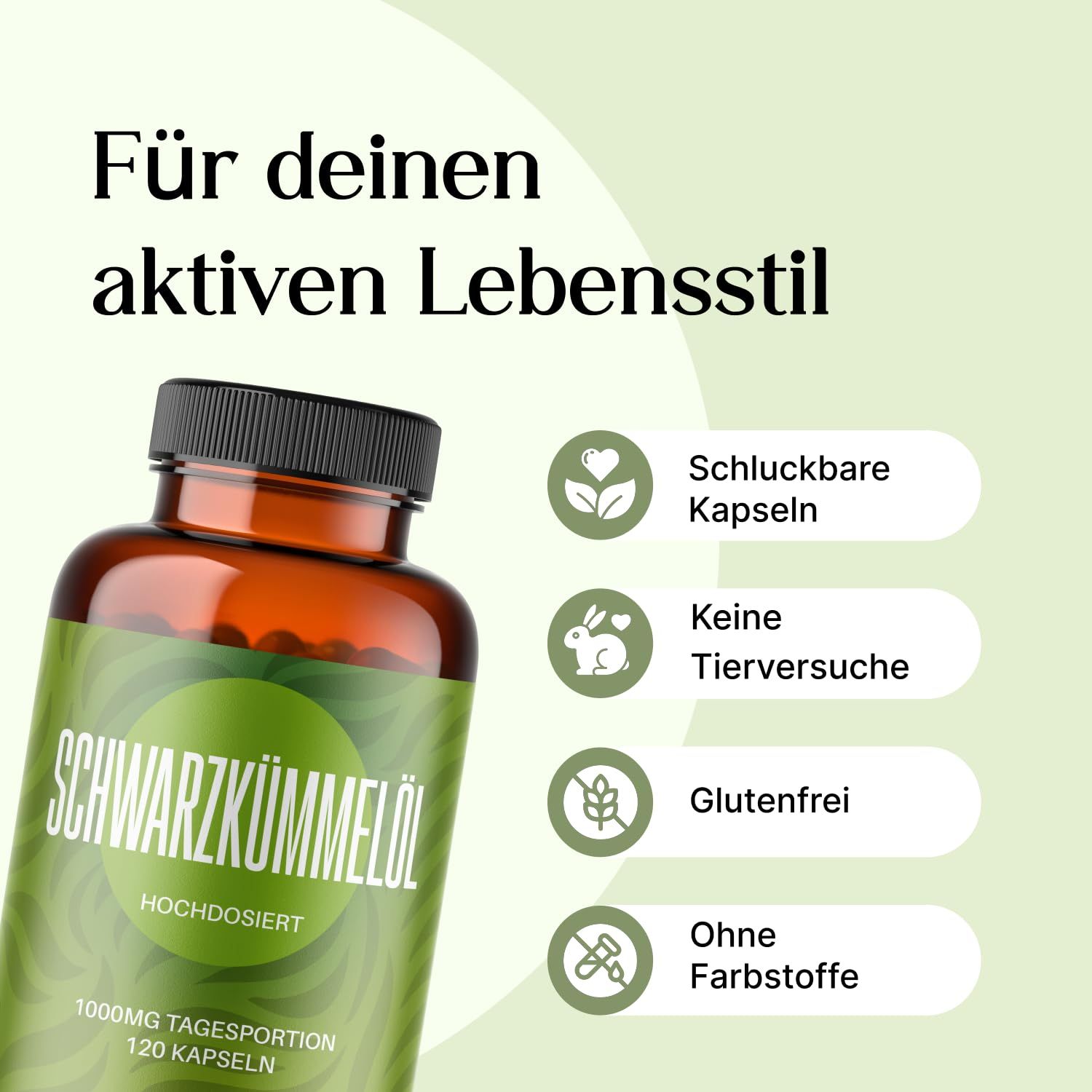 Nature Flow Schwarzkümmelöl Kapseln