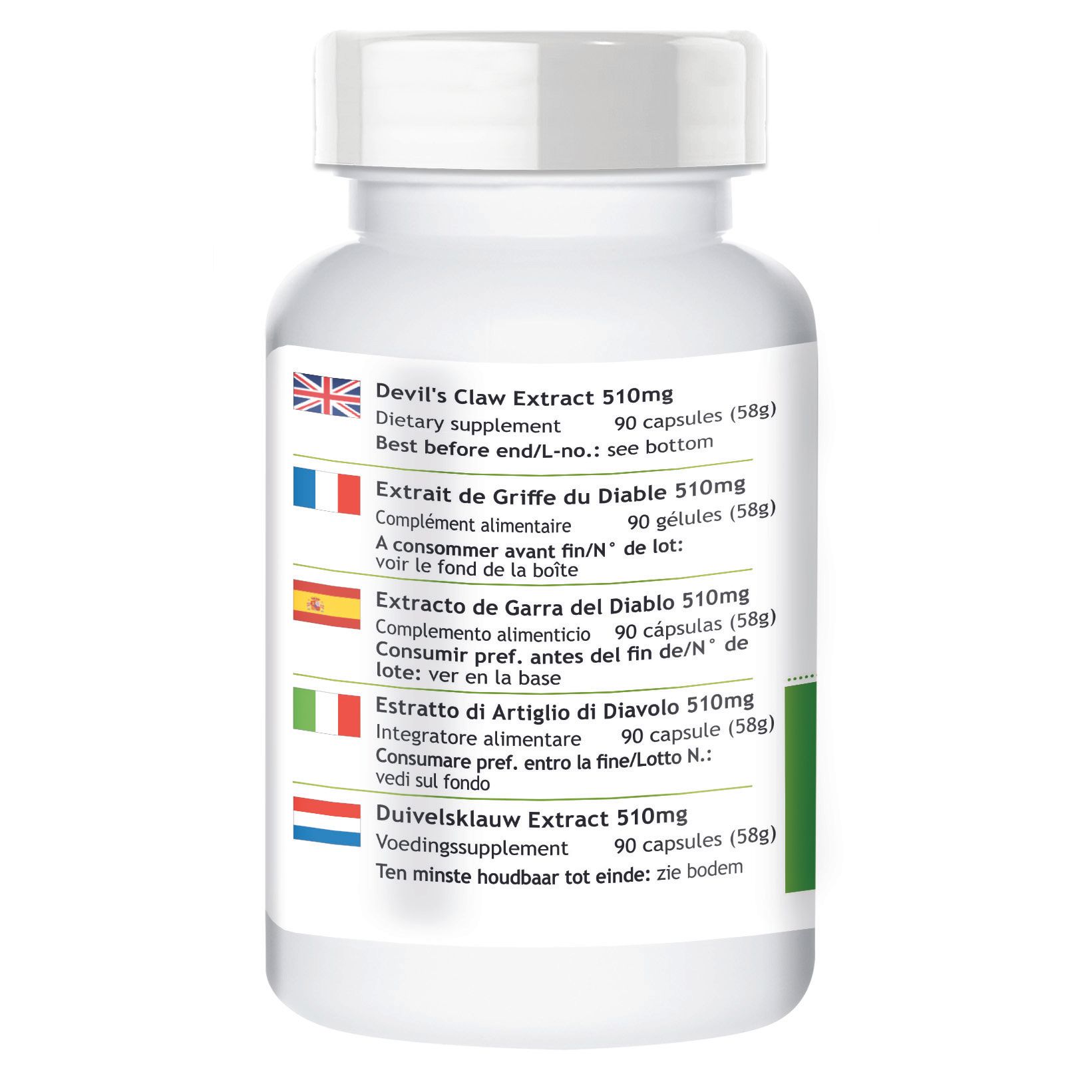 Warnke Vitalstoffe | Teufelskralle Extrakt 510mg