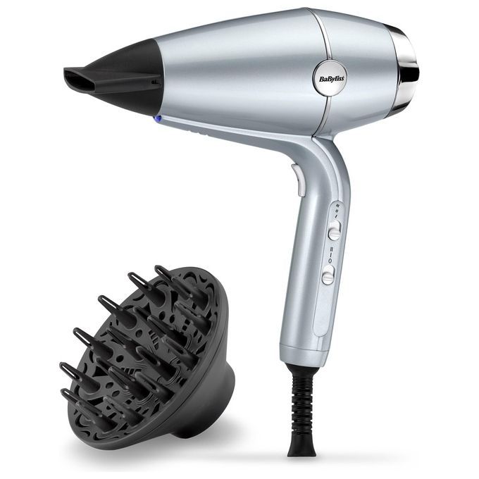 BaByliss D773DE Hydro Fusion hellblau Haartrockner