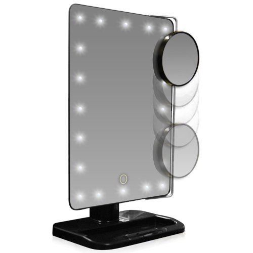 Hollywood Kosmetikspiegel mit LED-Licht und 10X Vergrößerung
