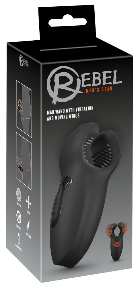 Rebel - Man Wand with Vibration and Moving Wings