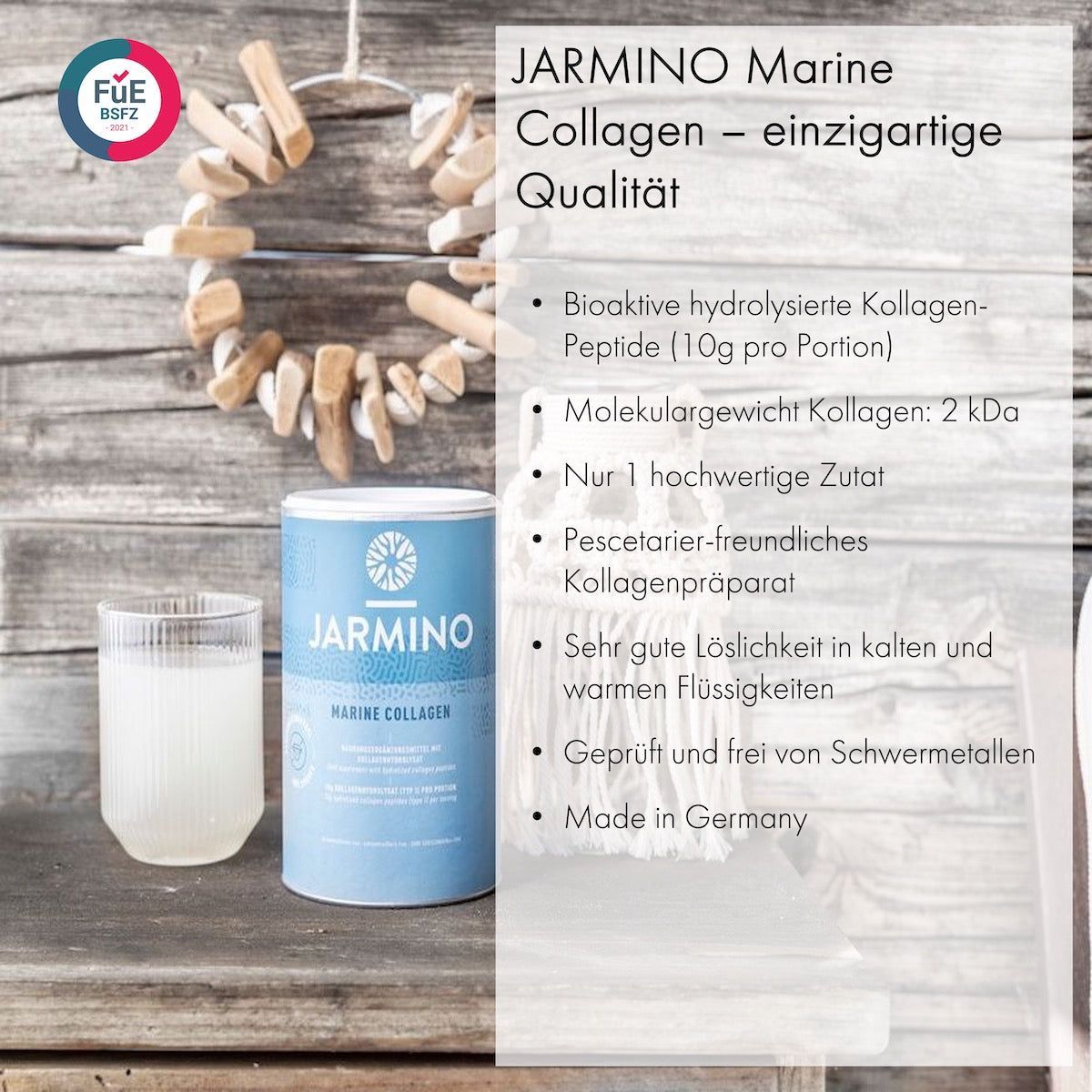 Jarmino Marine Collagen 300 g Pulver