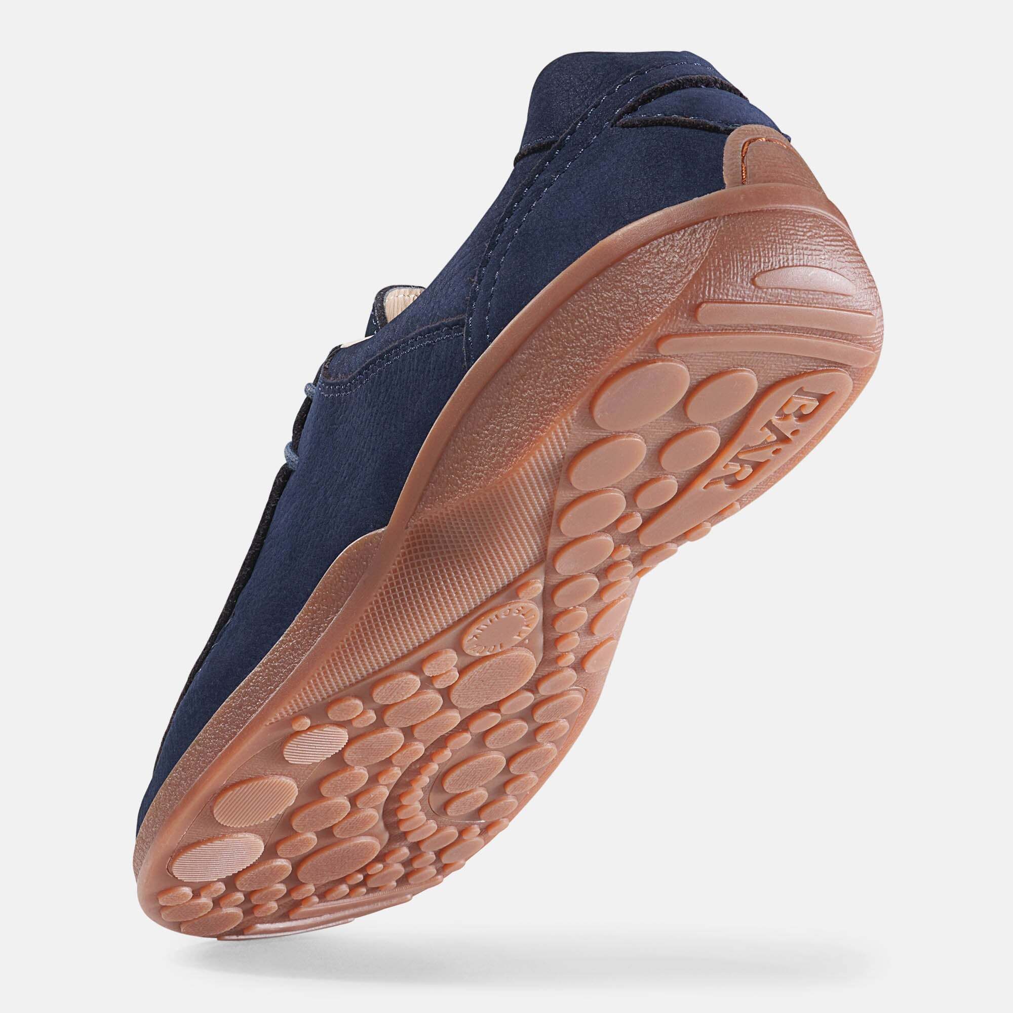 Dunkelblaue BÄR Schuhe Agnello Herren Schnürer aus Leder, Weite H.