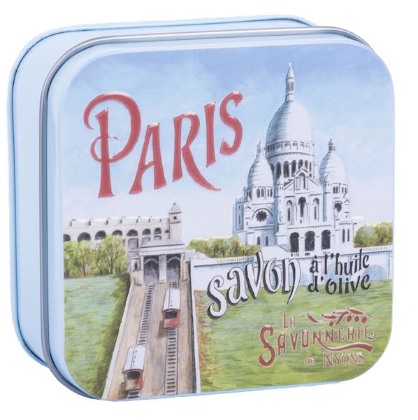 La Savonnerie de Nyons - Metallbox mit Seife Le Sacre Coeur 155 g