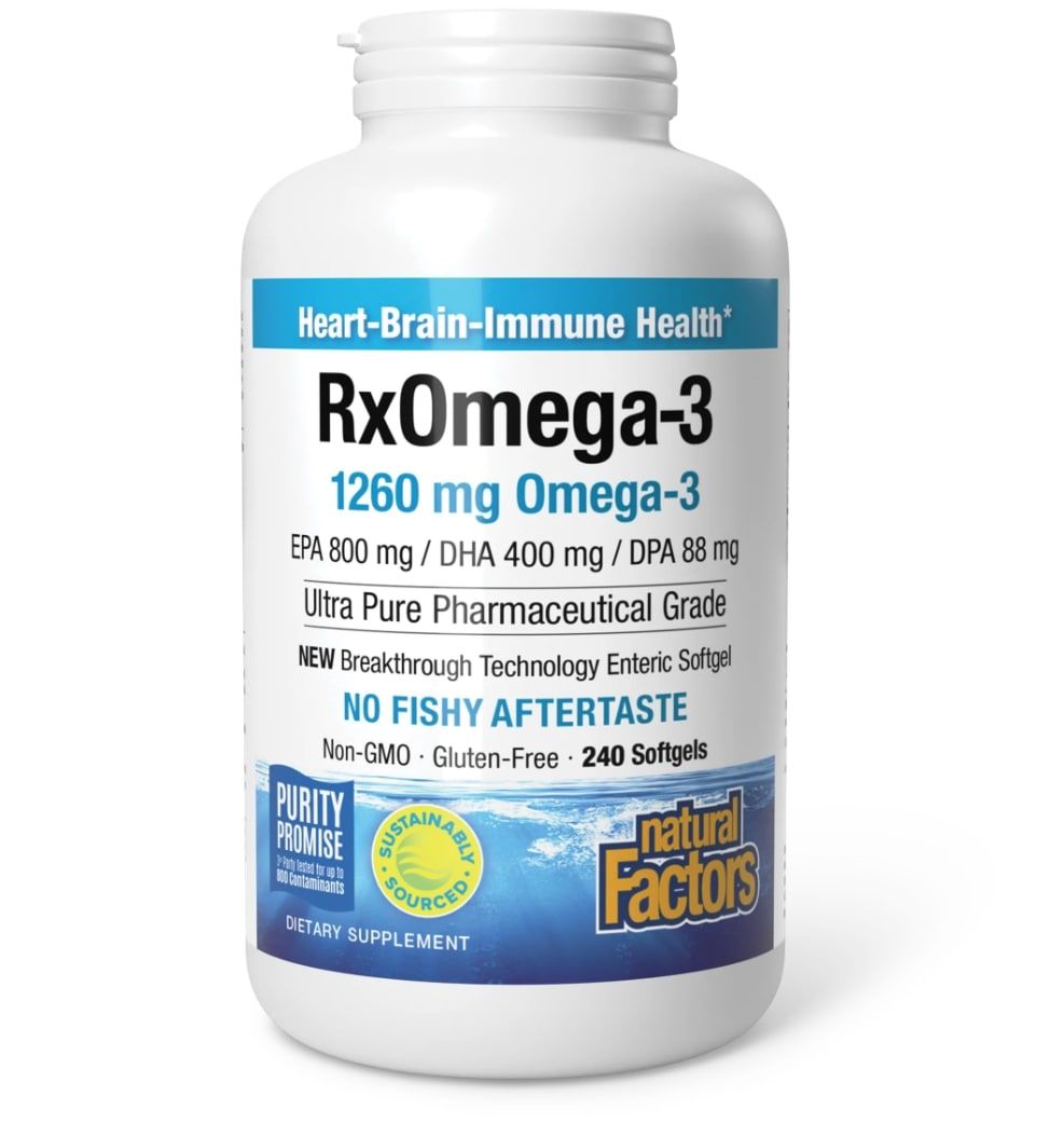 Natural Factors, Rx Omega-3,  Softgels, Omega-3 mit EPA & DHA
