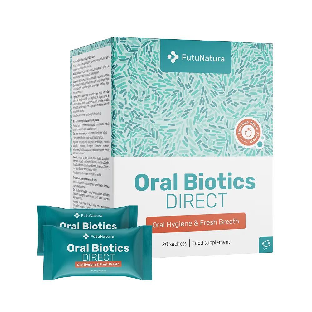 FutuNatura Oral Biotics Direct für die Verdauung und Mundhygiene 20 St Pulver