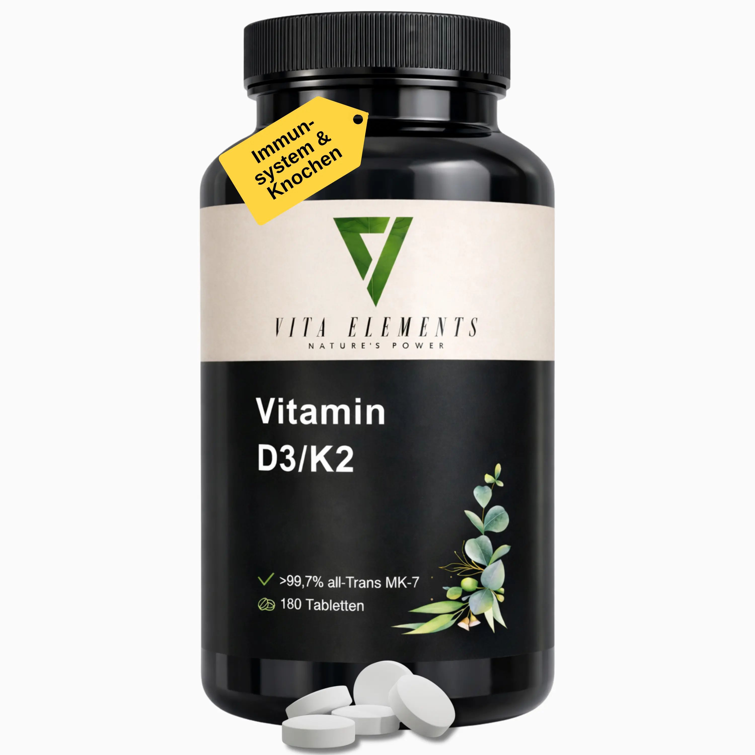 Vita Elements Vitamin D3/K2 Tabletten 0,045 kg