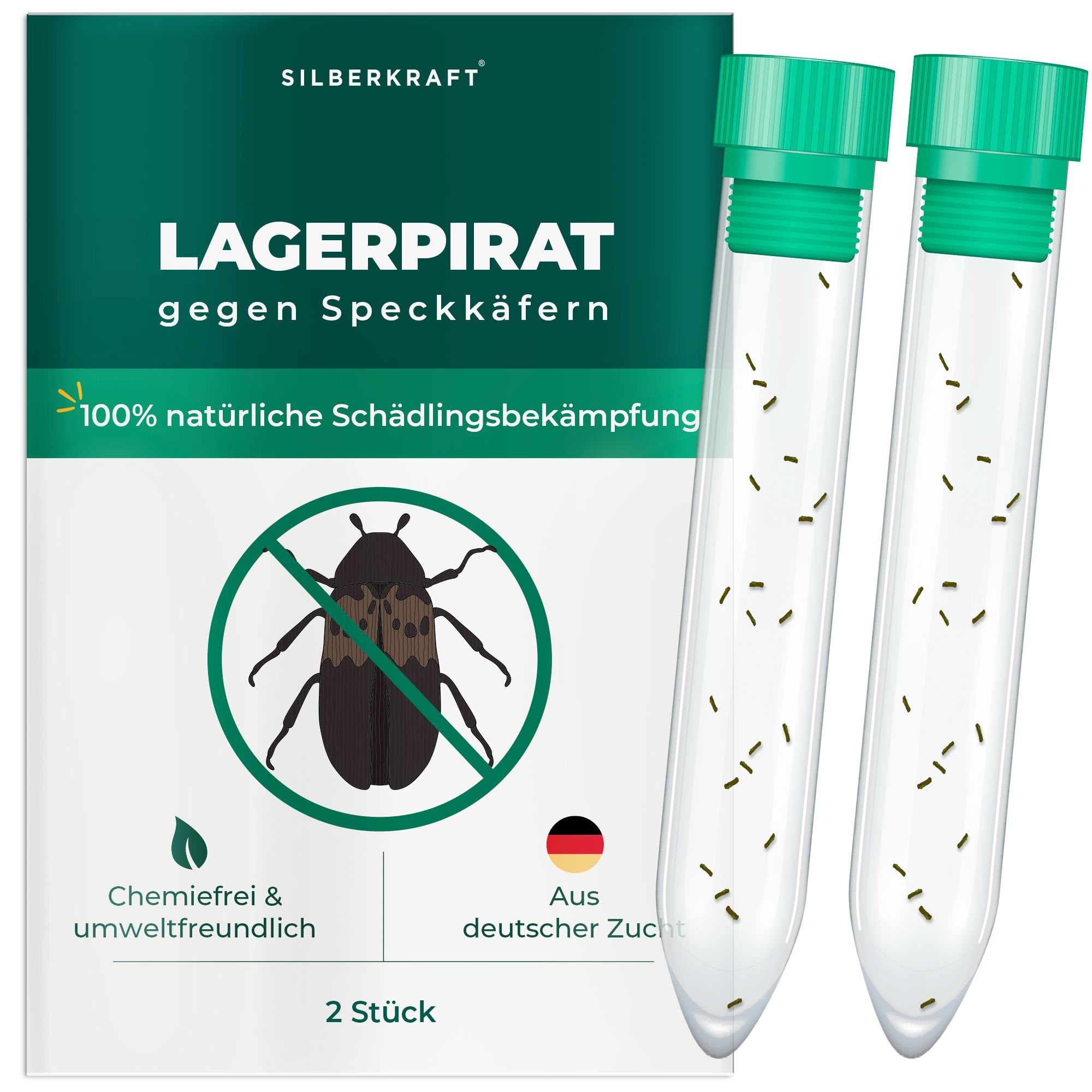 SILBERKRAFT Lagerpirat gegen Speckkäfern