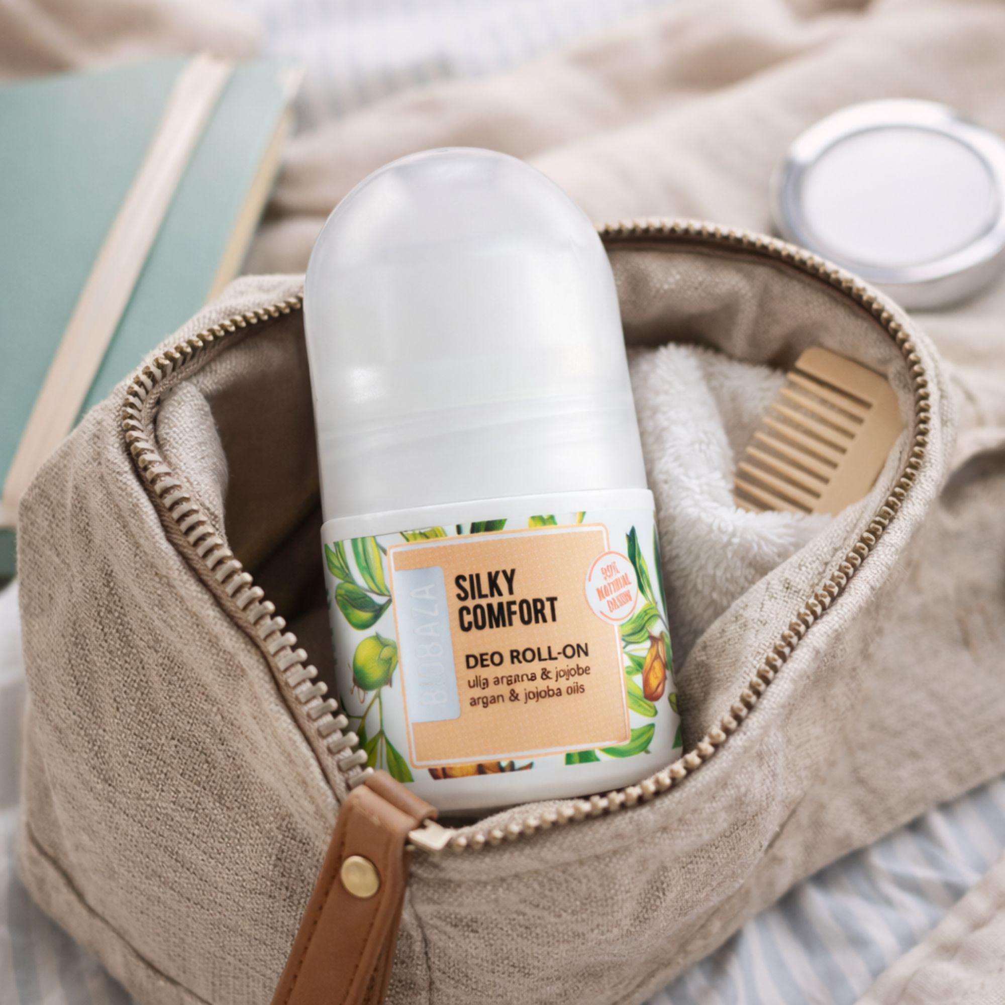 BIOBAZA Silky Comfort Natürlicher Deo Roll-on Reisegröße