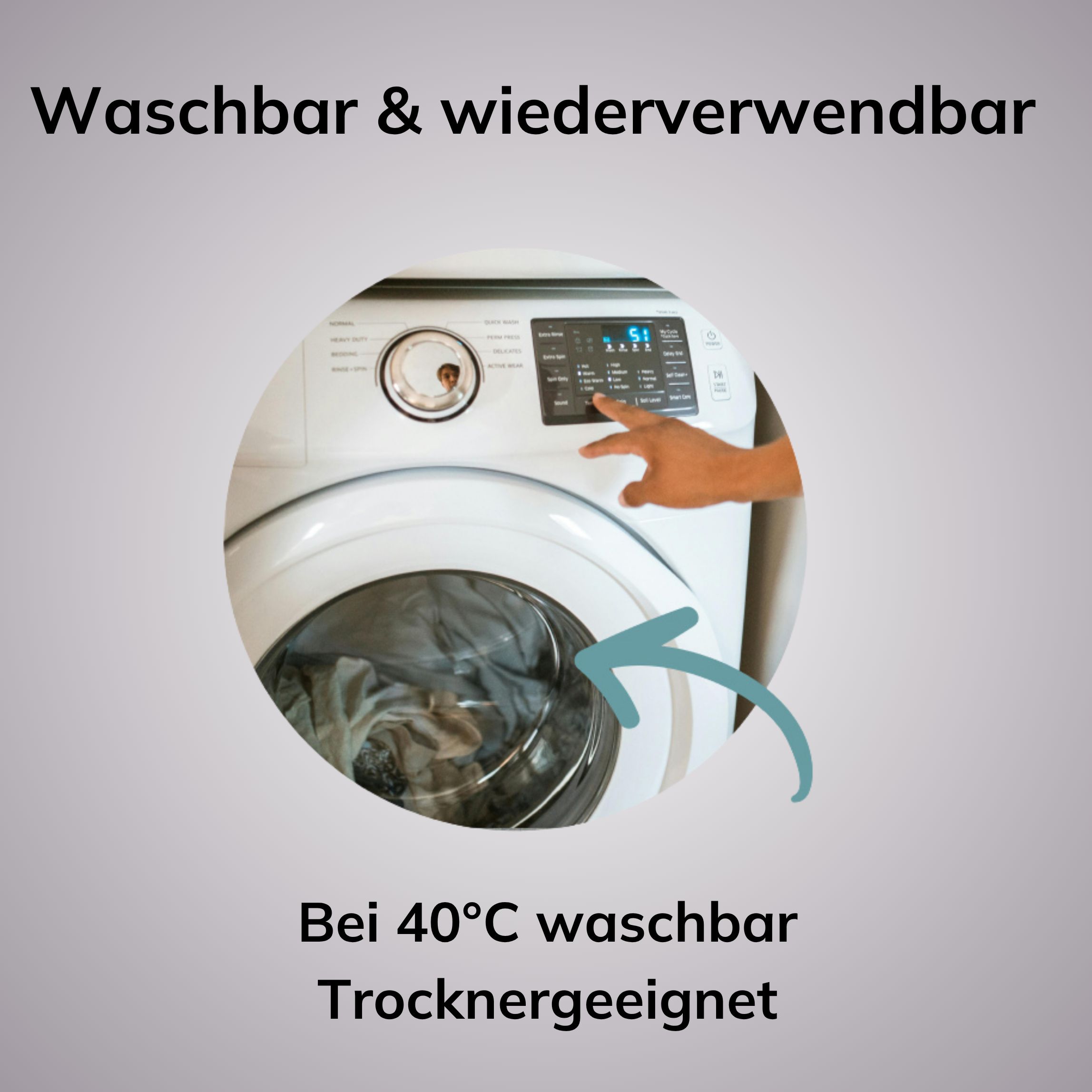 Robin Premium Waschbarer Inkontinenz-Boxershort für Herren bei Urinverlust (L, Dunkelblau)