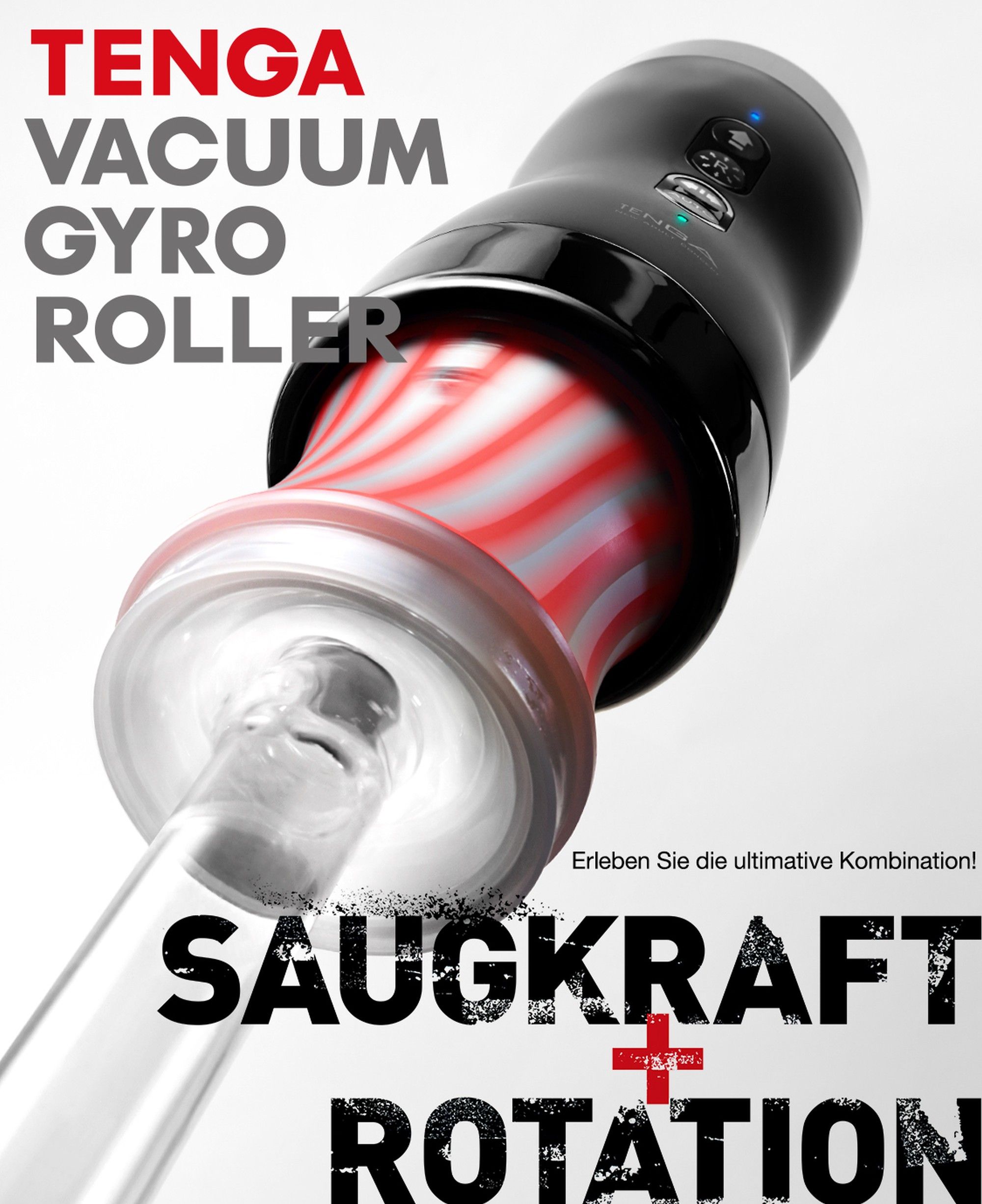 Masturbator „Rolling” mit Saugeffekt