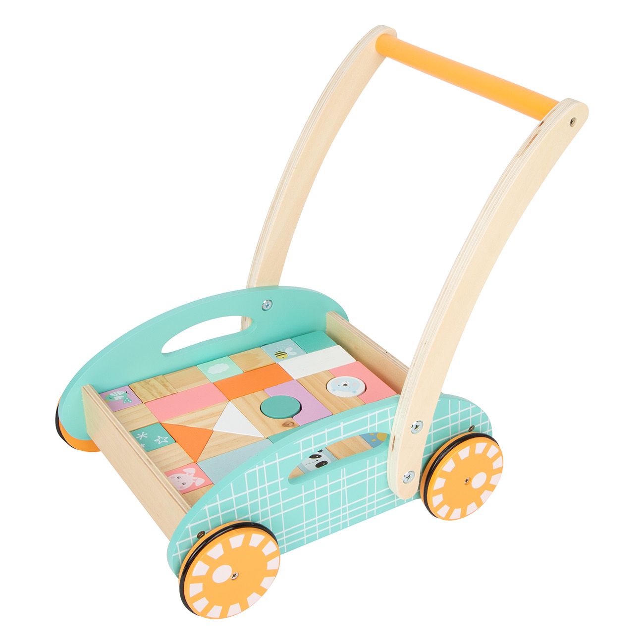 Smallfoot Lauflernwagen Pastell 11766