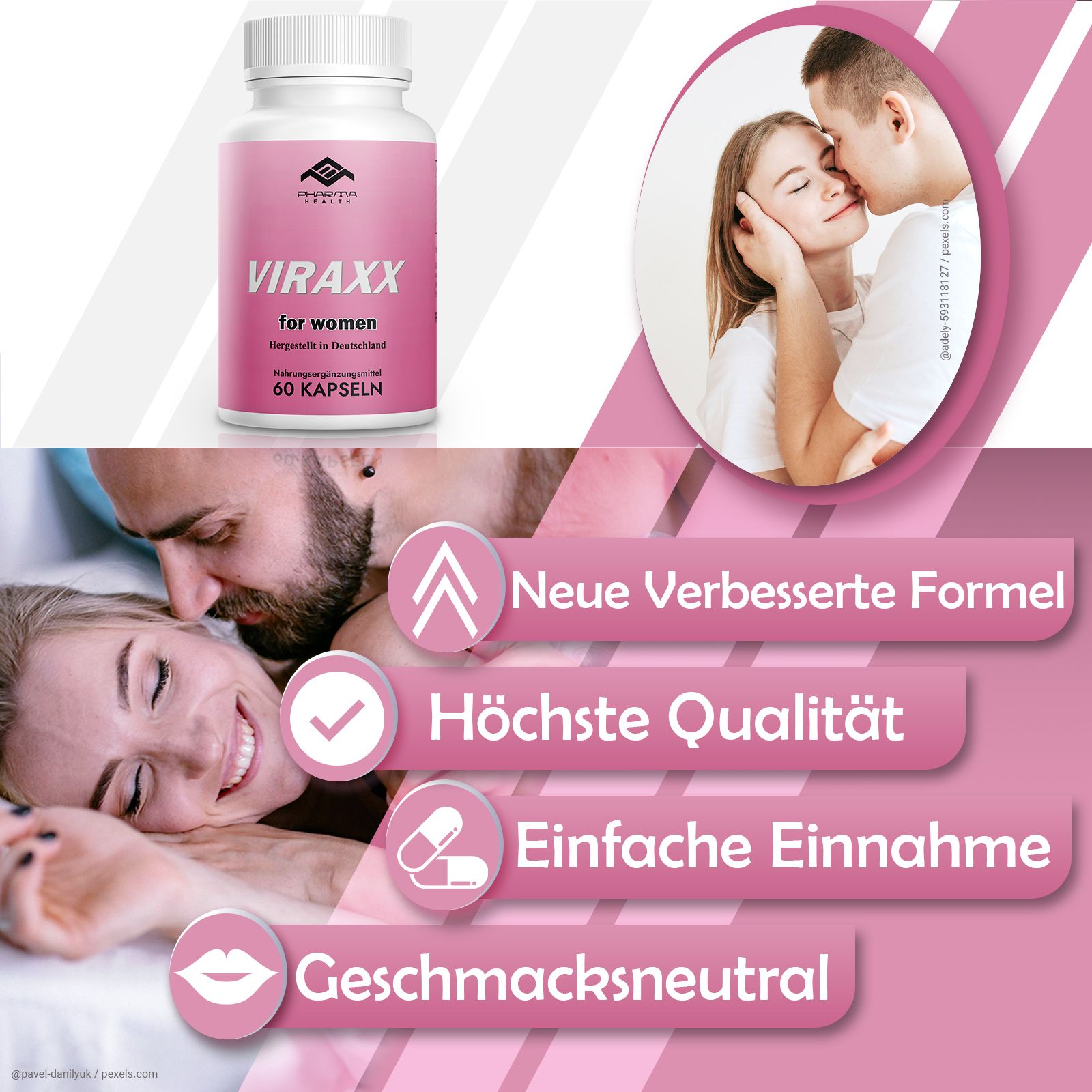 Pharma Health | Viraxx für Frauen