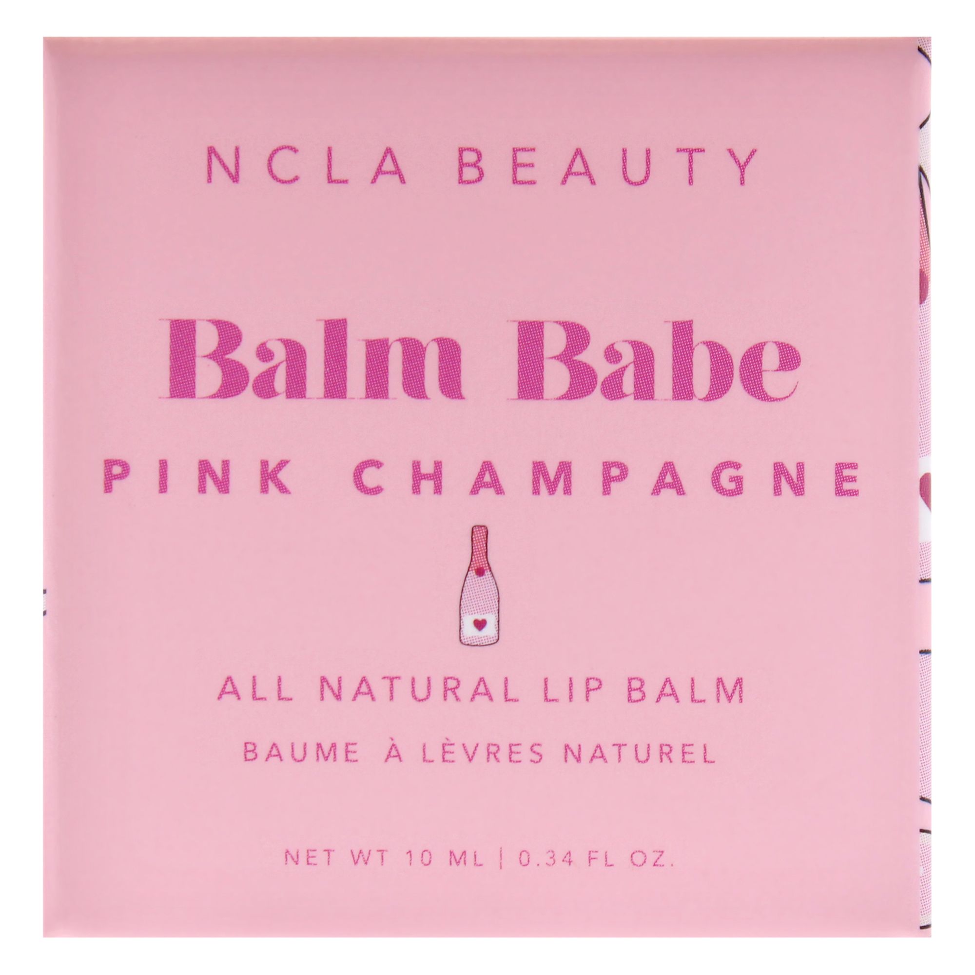 Balm Babe natürlich Lippenbalsam - Pink Champagne von NCLA