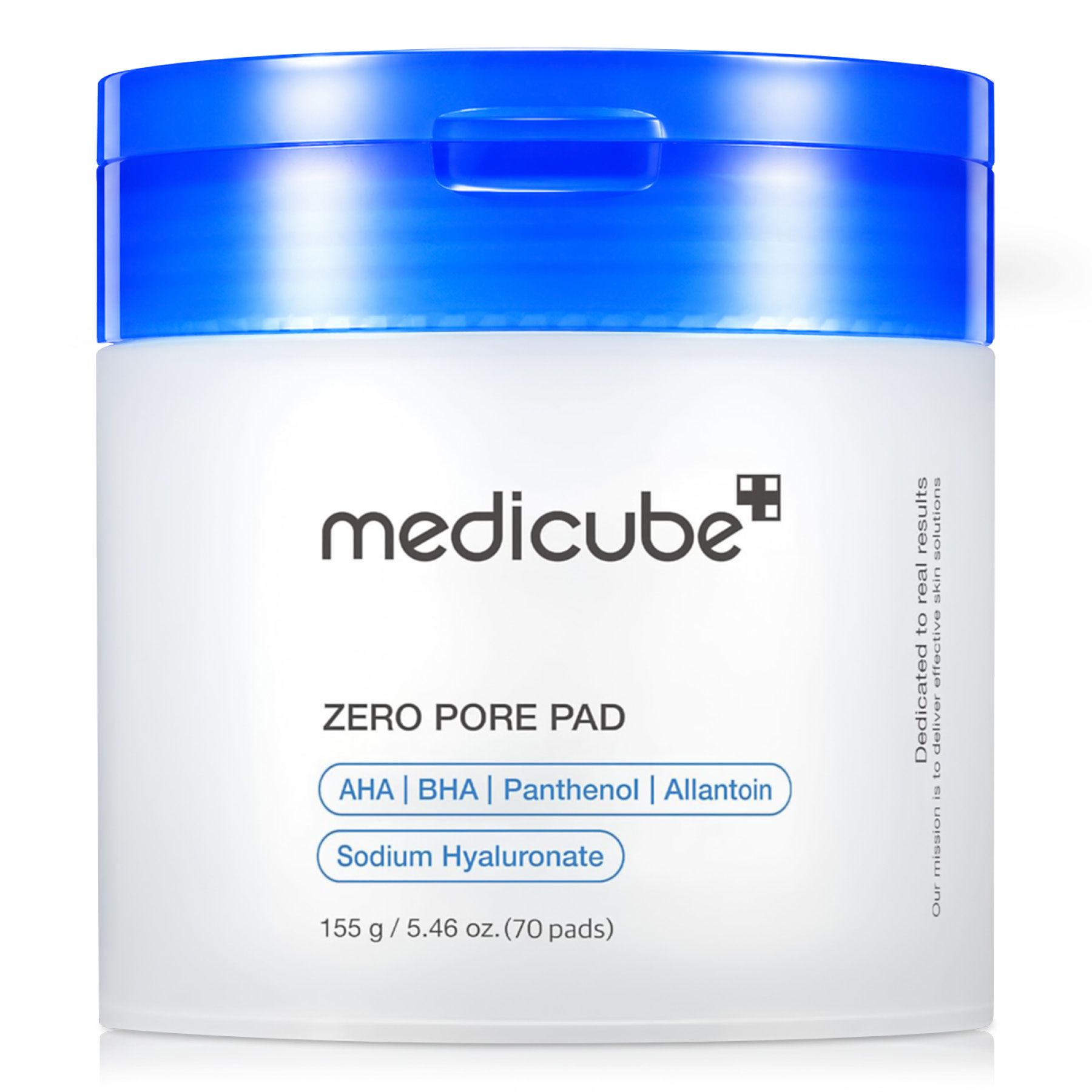 Medicube Zero Pore Pad Gesichtsreinigung Toner Doppelseitige Reinigungspads AHA BHA 1x70 St Pads
