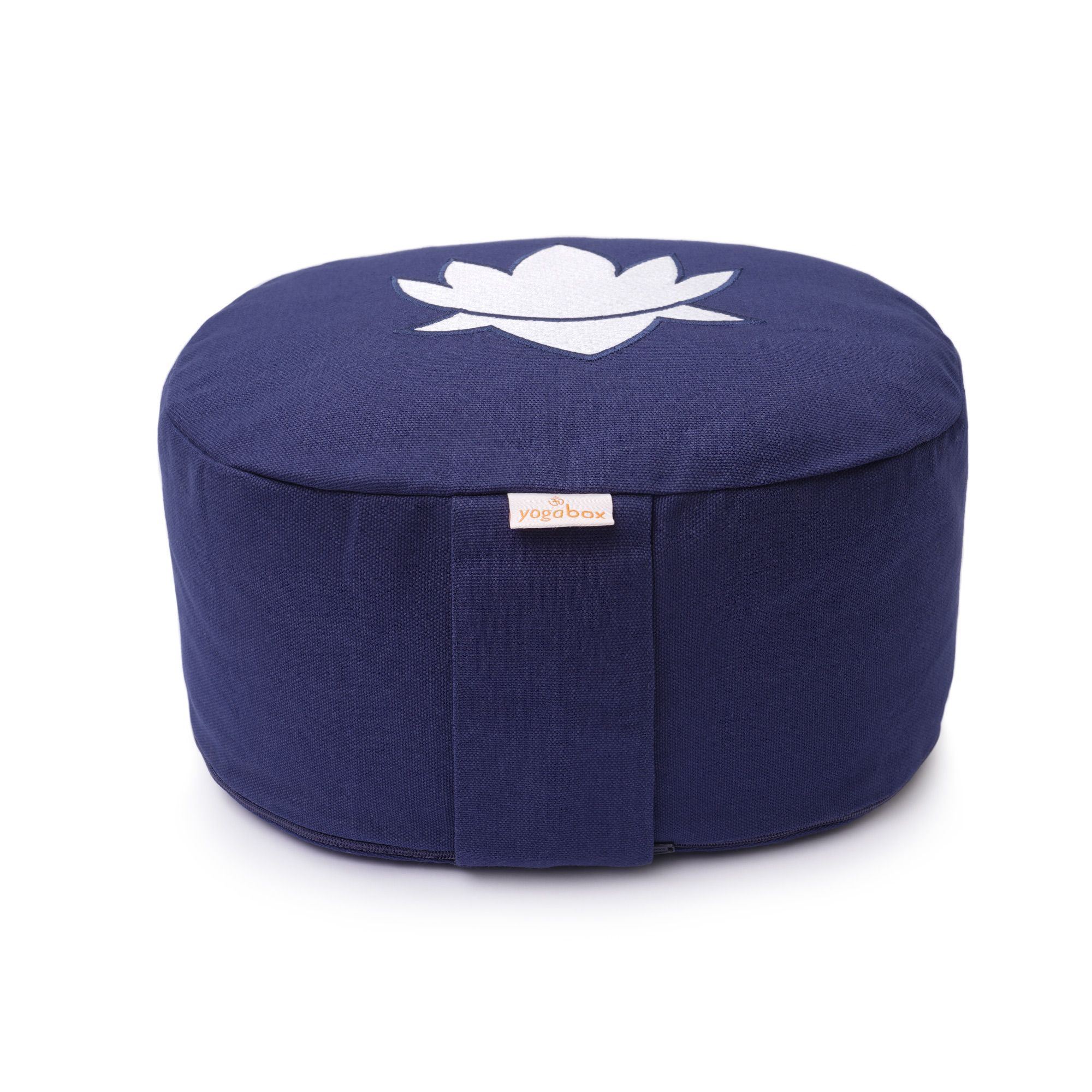 yogabox Yogakissen oval Lotus Stick Basic - dunkelblau 28 x 23 13,0 cm 1 St