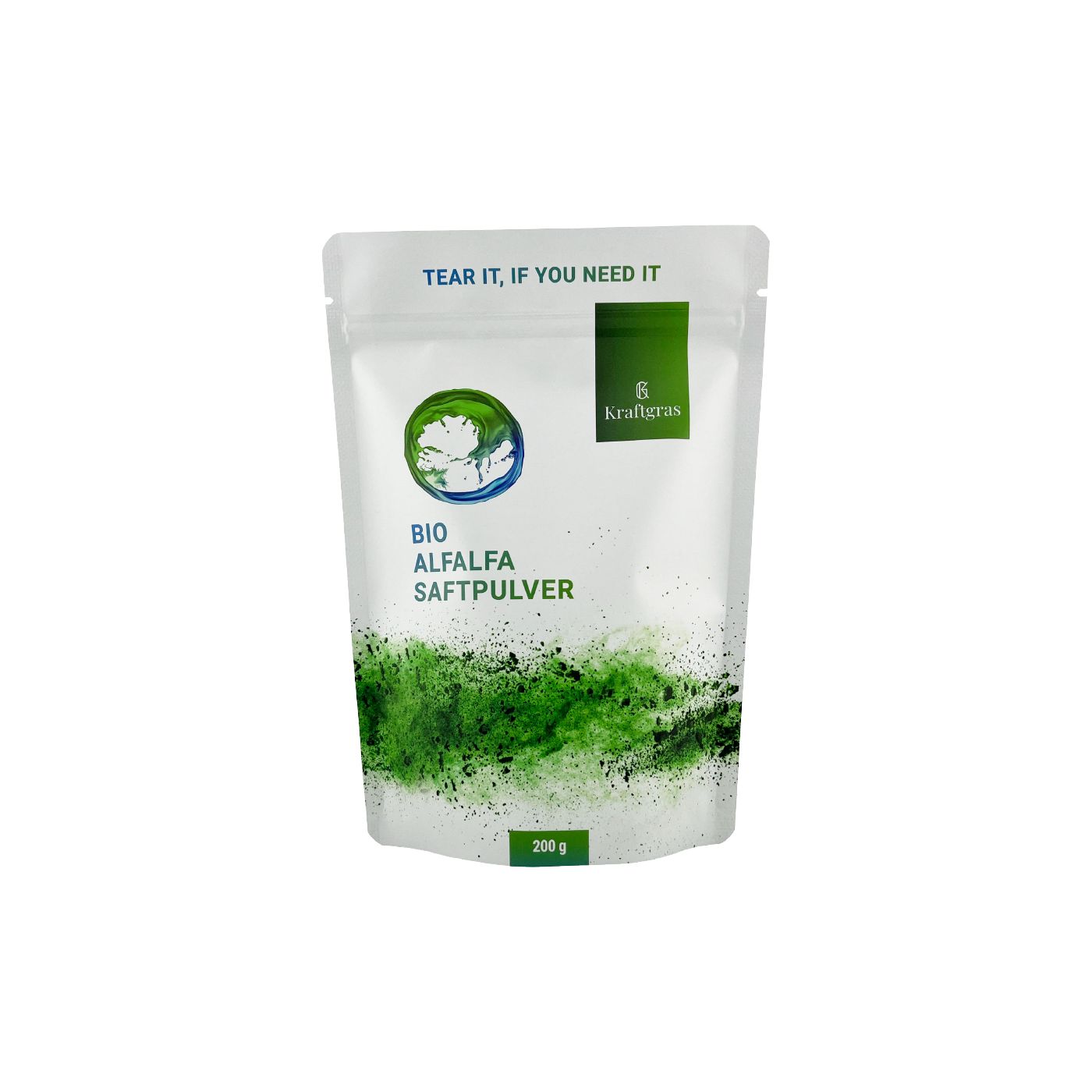 Kraftgras Bio Alfalfa Saftpulver 200 g Pulver