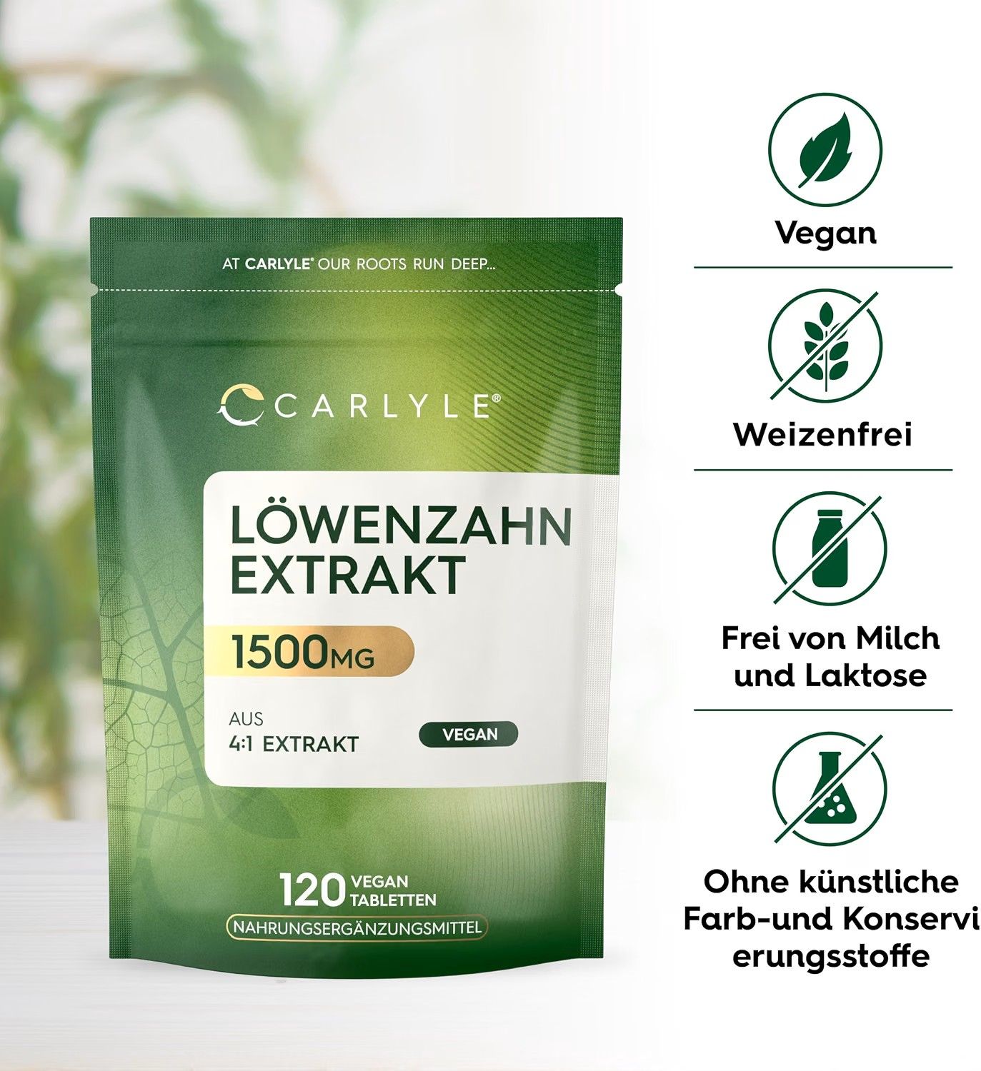 Carlyle Löwenzahnwurzel-Extrakt