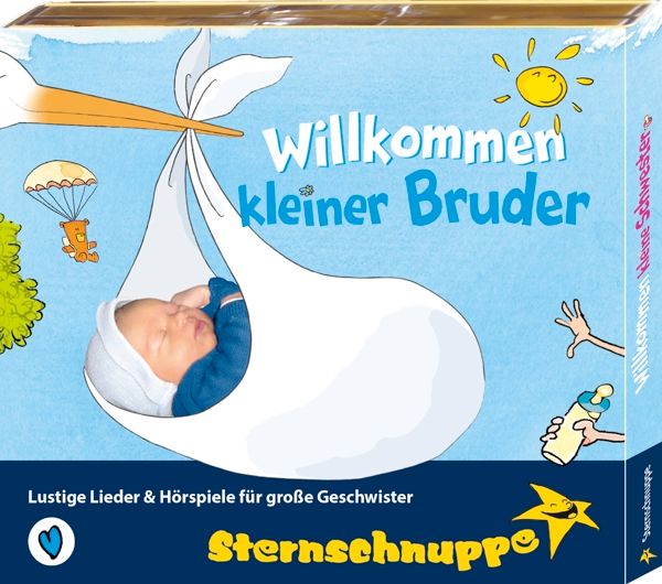 Willkommen kleiner Bruder, 1 Audio-CD Lustige Lieder und verschmitzte Hörspiele voller Freude übe...