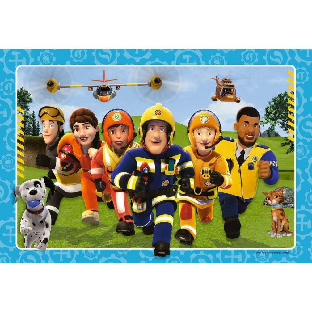 Ravensburger - Puzzle Feuerwehrmann Sam Die Retter kommen 2x12p