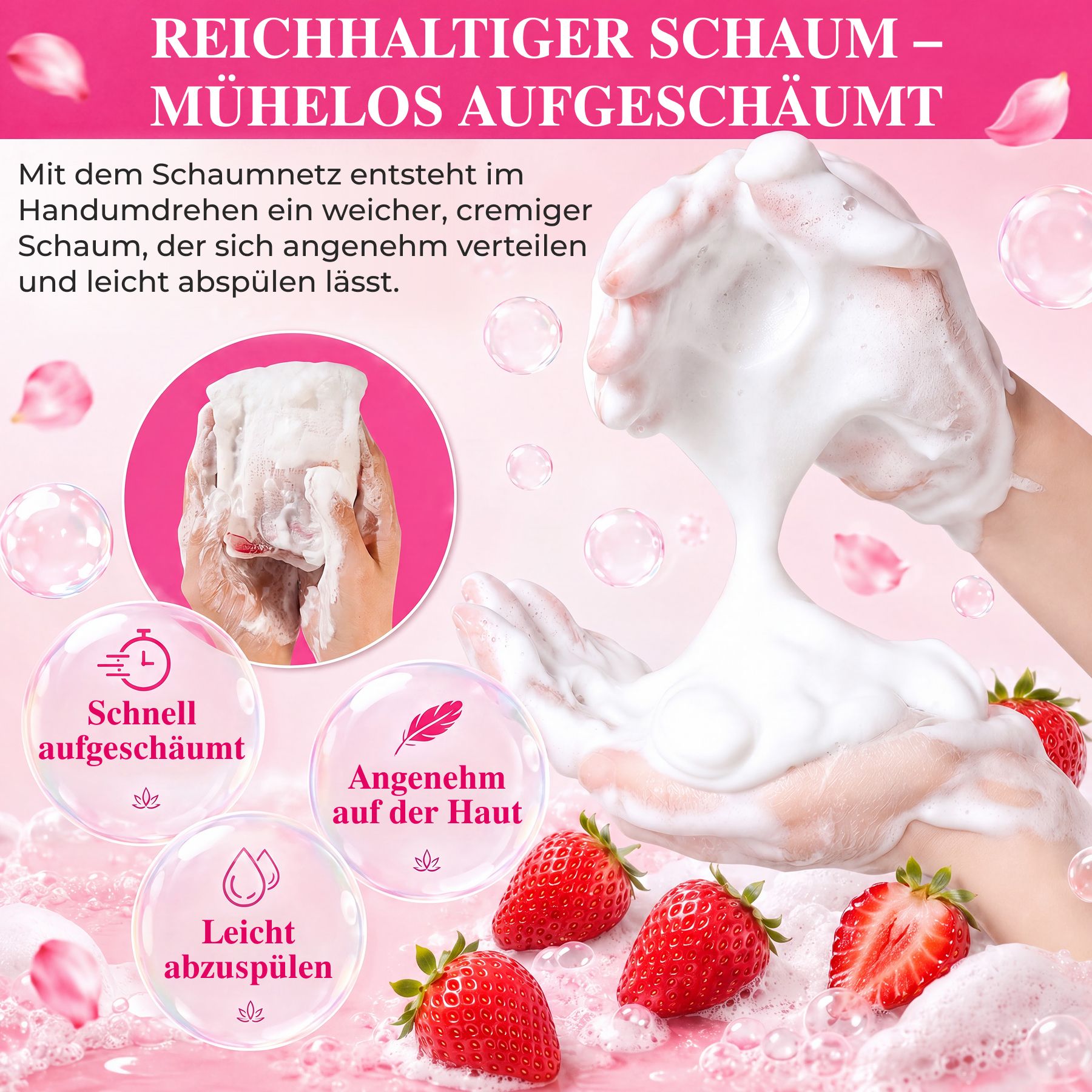 P-beauty  Intimseife Yoni Bar Frauen Intimpflege pH-Balance Erdbeer Aroma