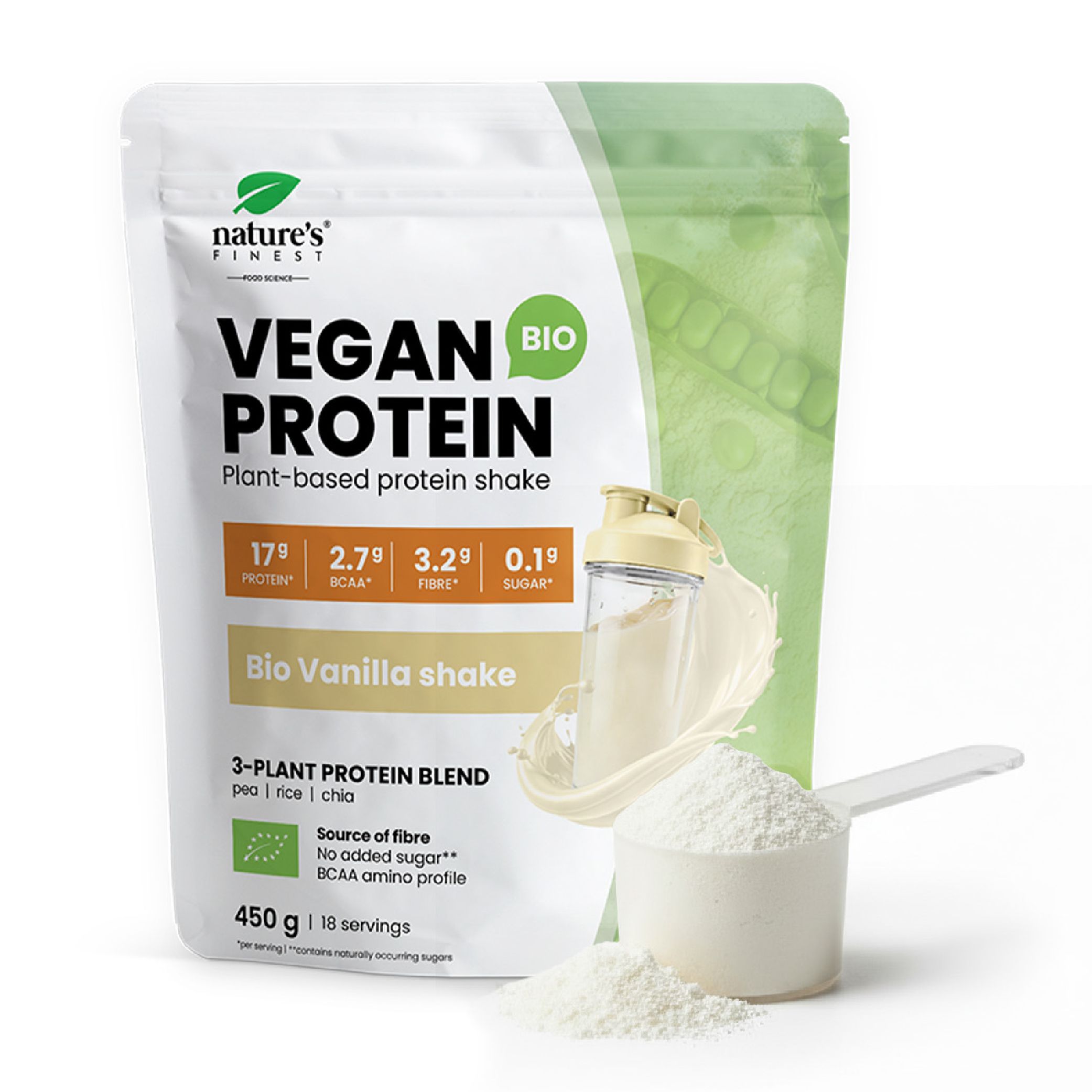 Nature's Finest Bio Vanilla 70% Protein Shake