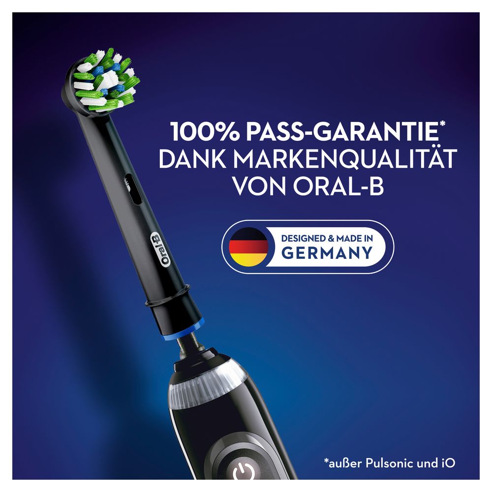 Oral-B - Aufsteckbürsten "CrossAction CleanMaximizer" in Schwarz