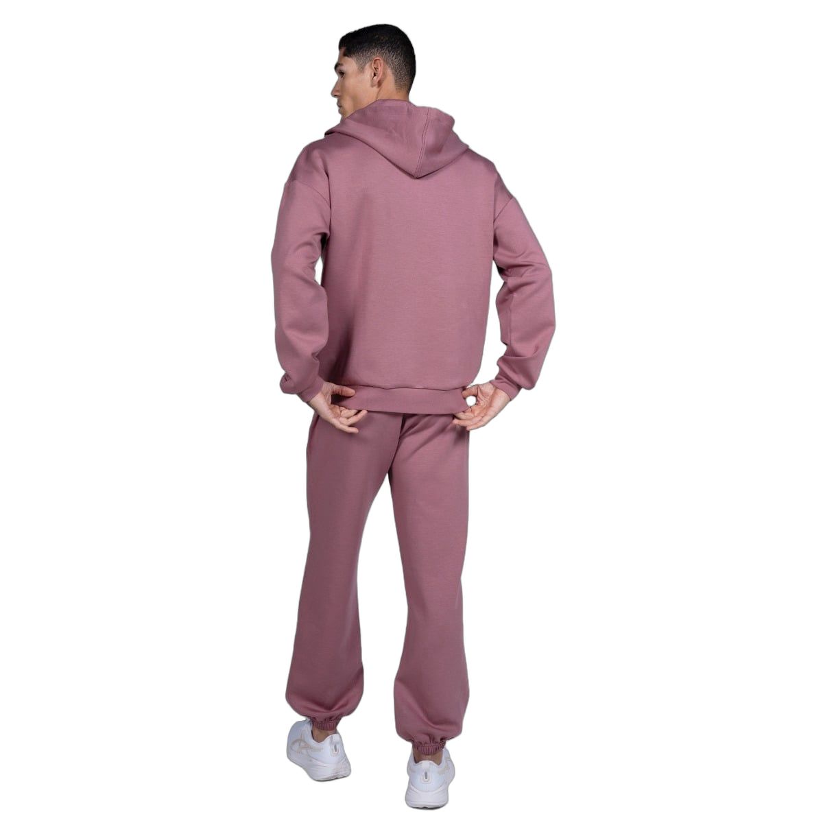GymBeam Herren Hoodie Oversized mit Reißverschluss und Kapuze in Haze