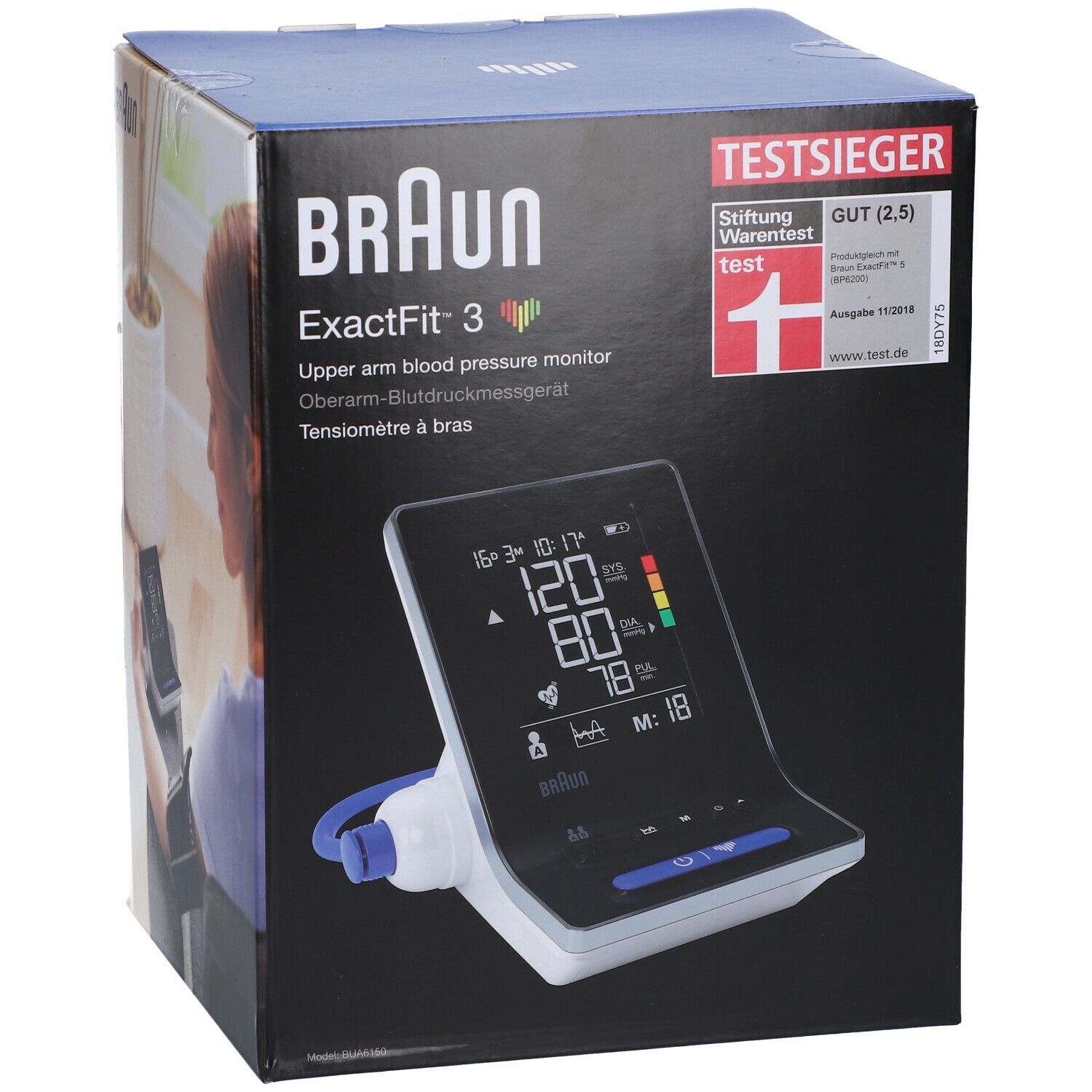 BRAUN Blutdruckmessgerät ExactFit™ 3 1 St - Shop Apotheke