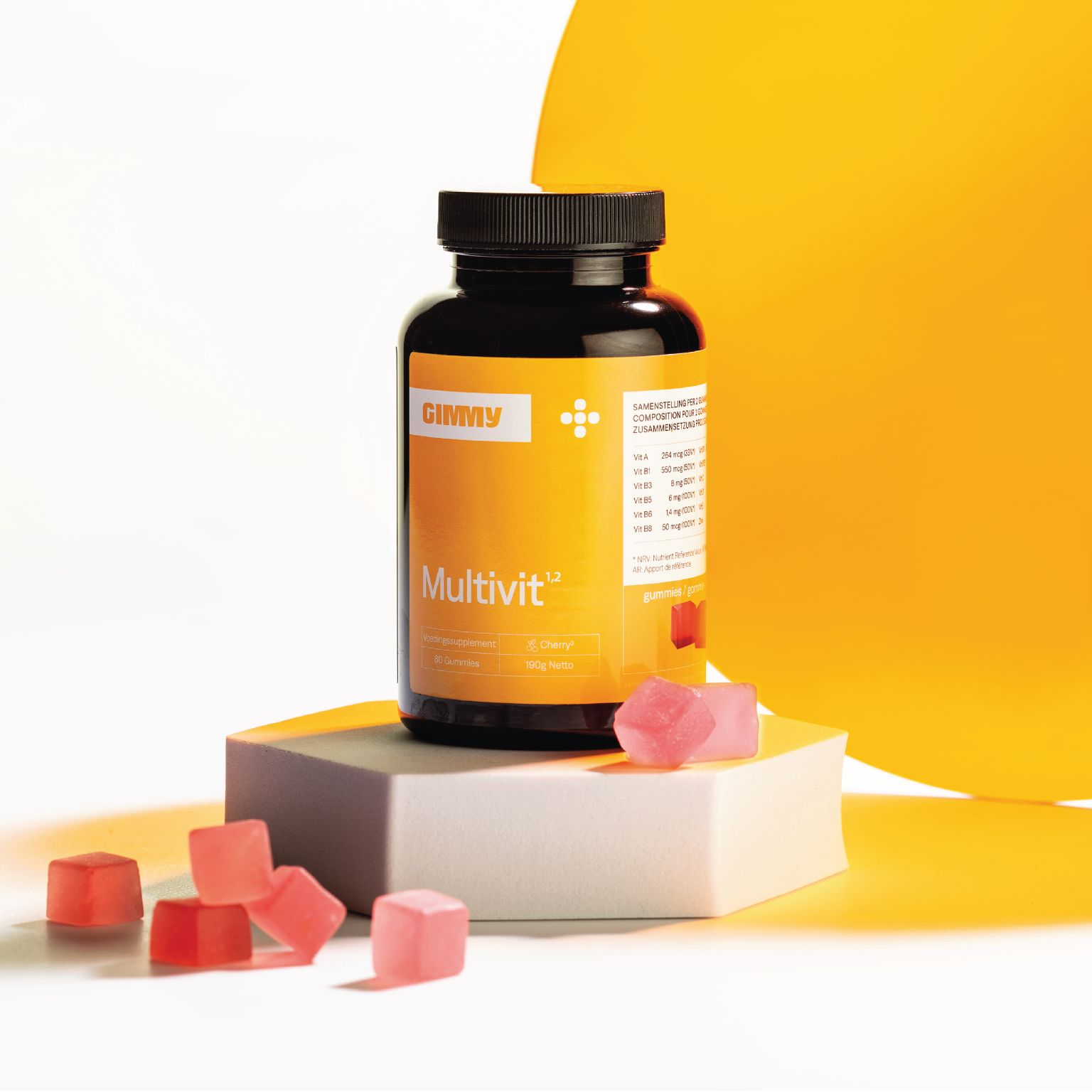 GIMMY Multivit Gummies - Nahrungsergänzungsmittel für die tägliche Unterstützung