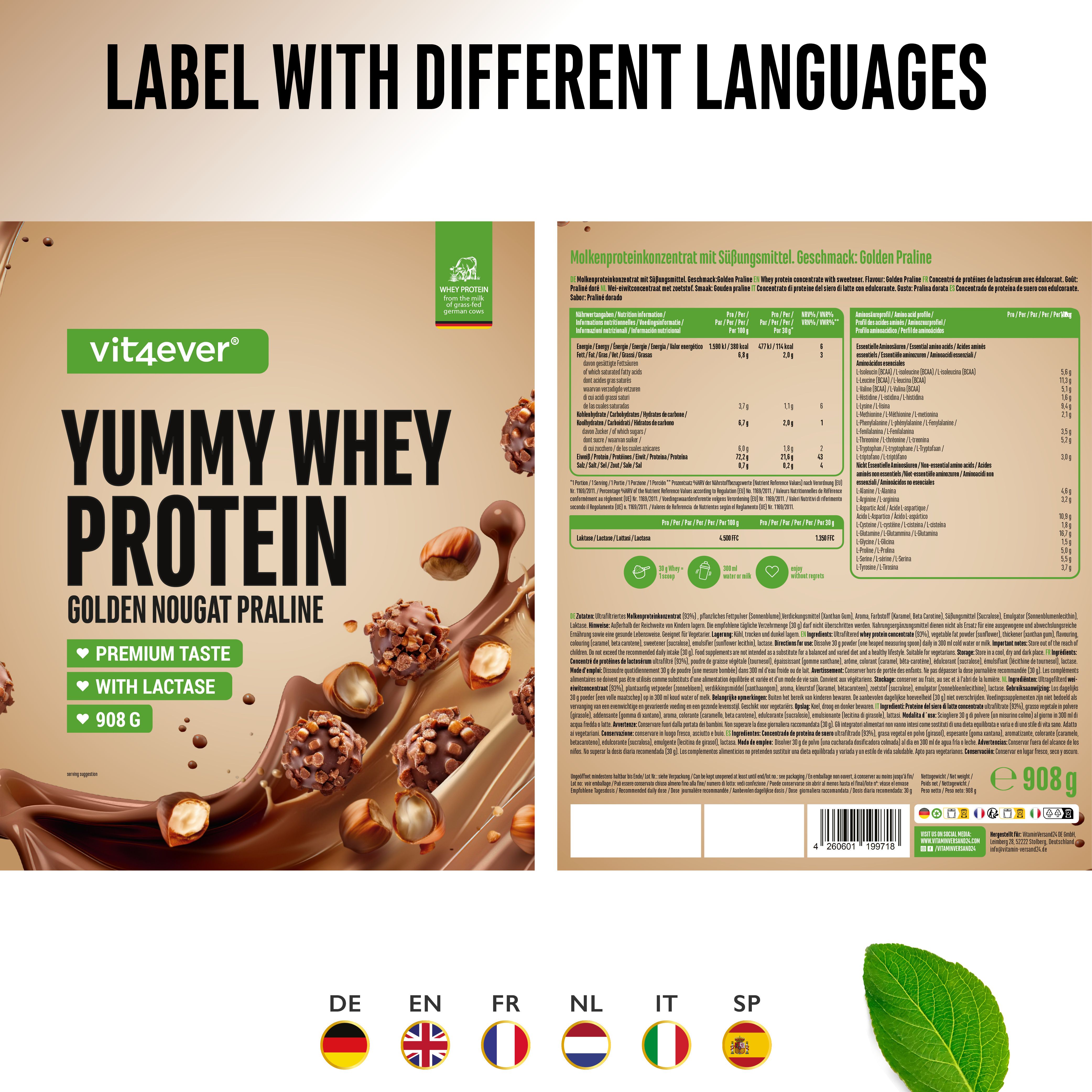 vit4ever Yummy Whey Protein