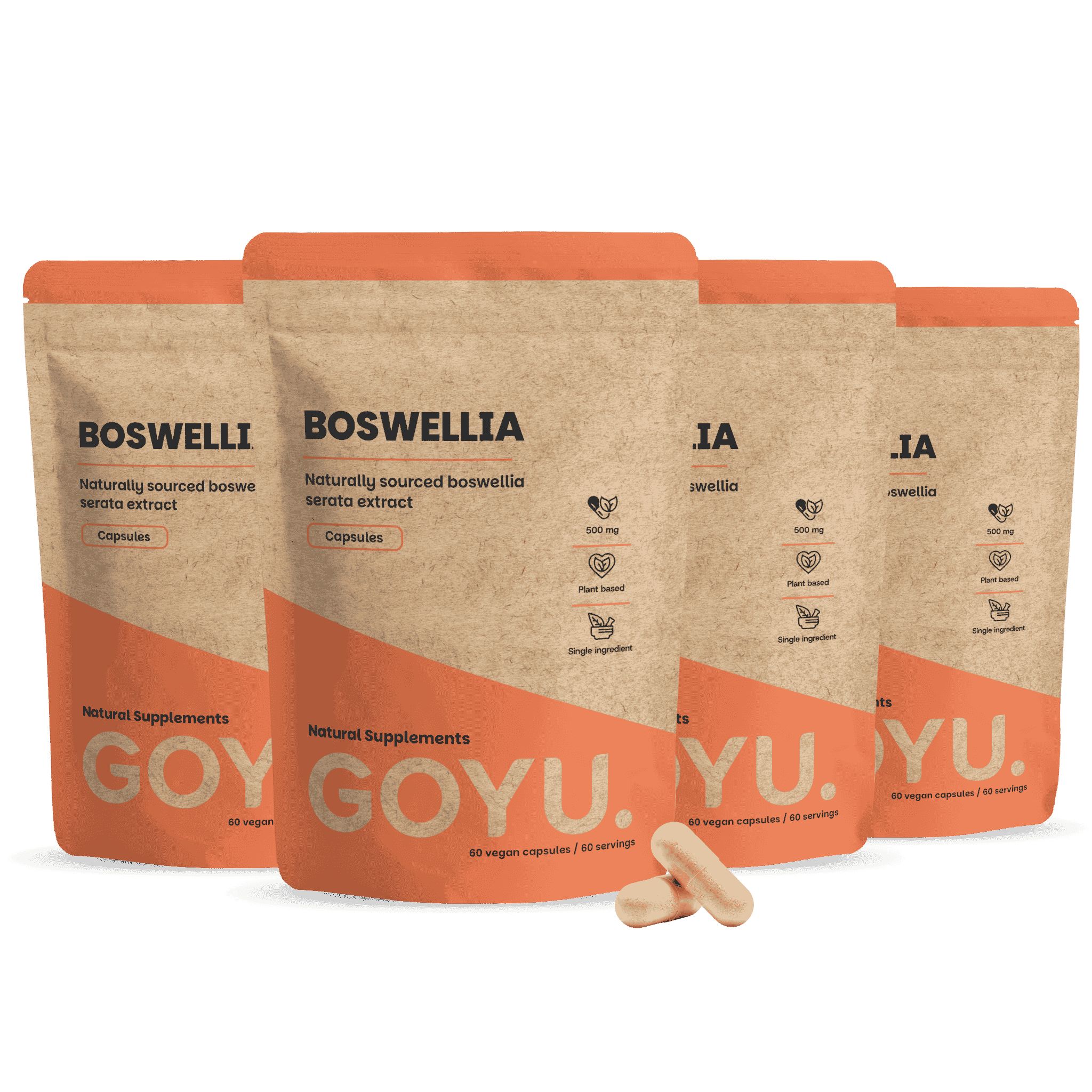 GOYU® – Boswellia Extract capsules 500 mg Multipack 240 Capsules