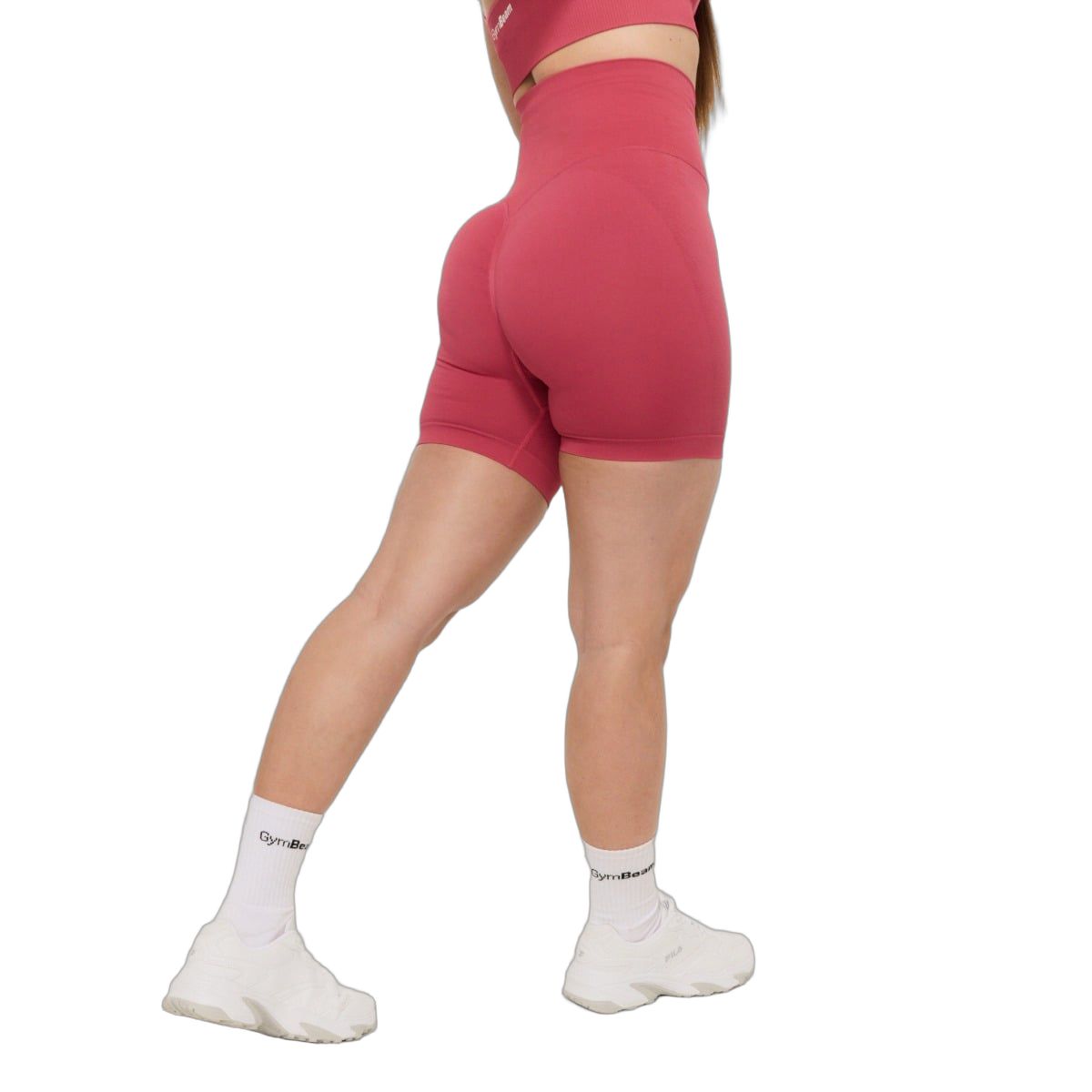 GymBeam Shorts Damen slim mit hoher Taille in Bloom 1 St