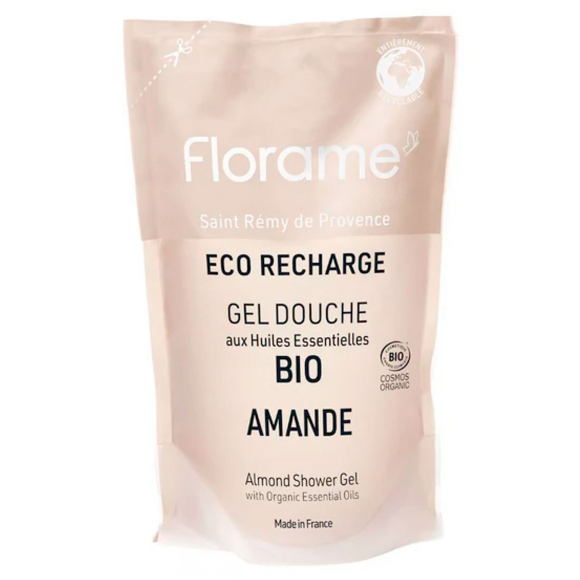 Florame Mandel Duschgel Öko-Refill Bio 7,5x15,5x24 cm