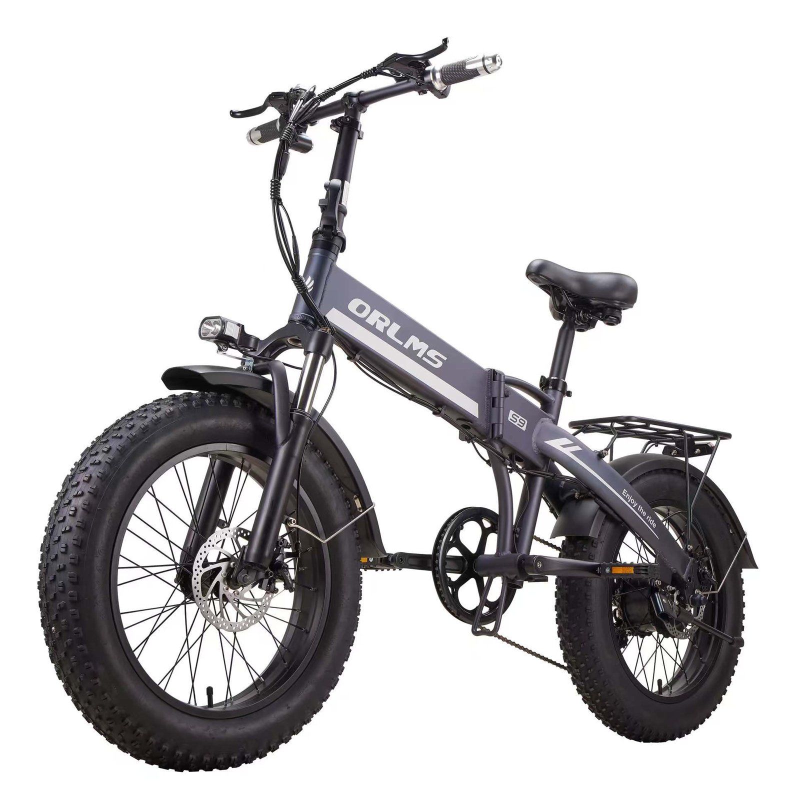 Orlms S9F Faltbares E-Bike, 48V 13Ah Akku (herausnehmbar), 50,8 x 10,2 cm 1 St