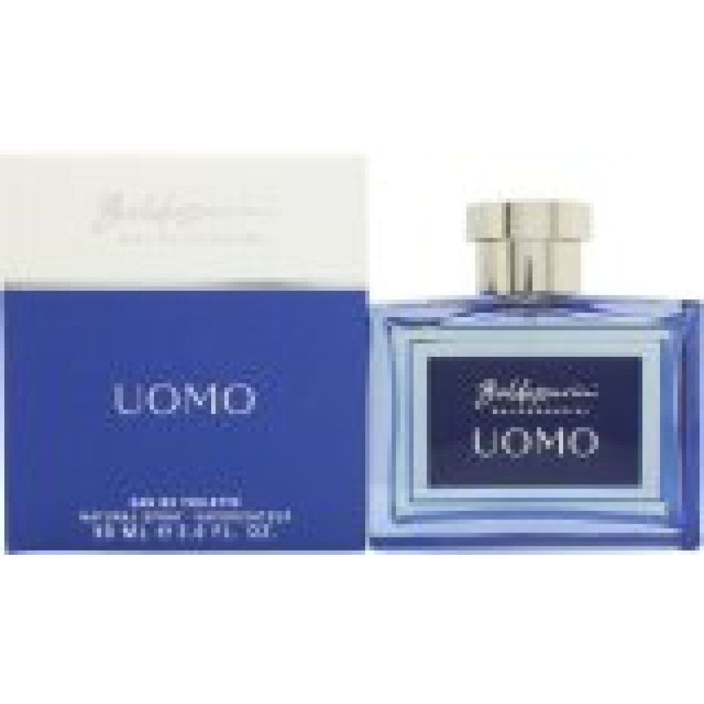 Baldessarini Uomo Eau de Toilette 90 ml Flakon und Verpackung.