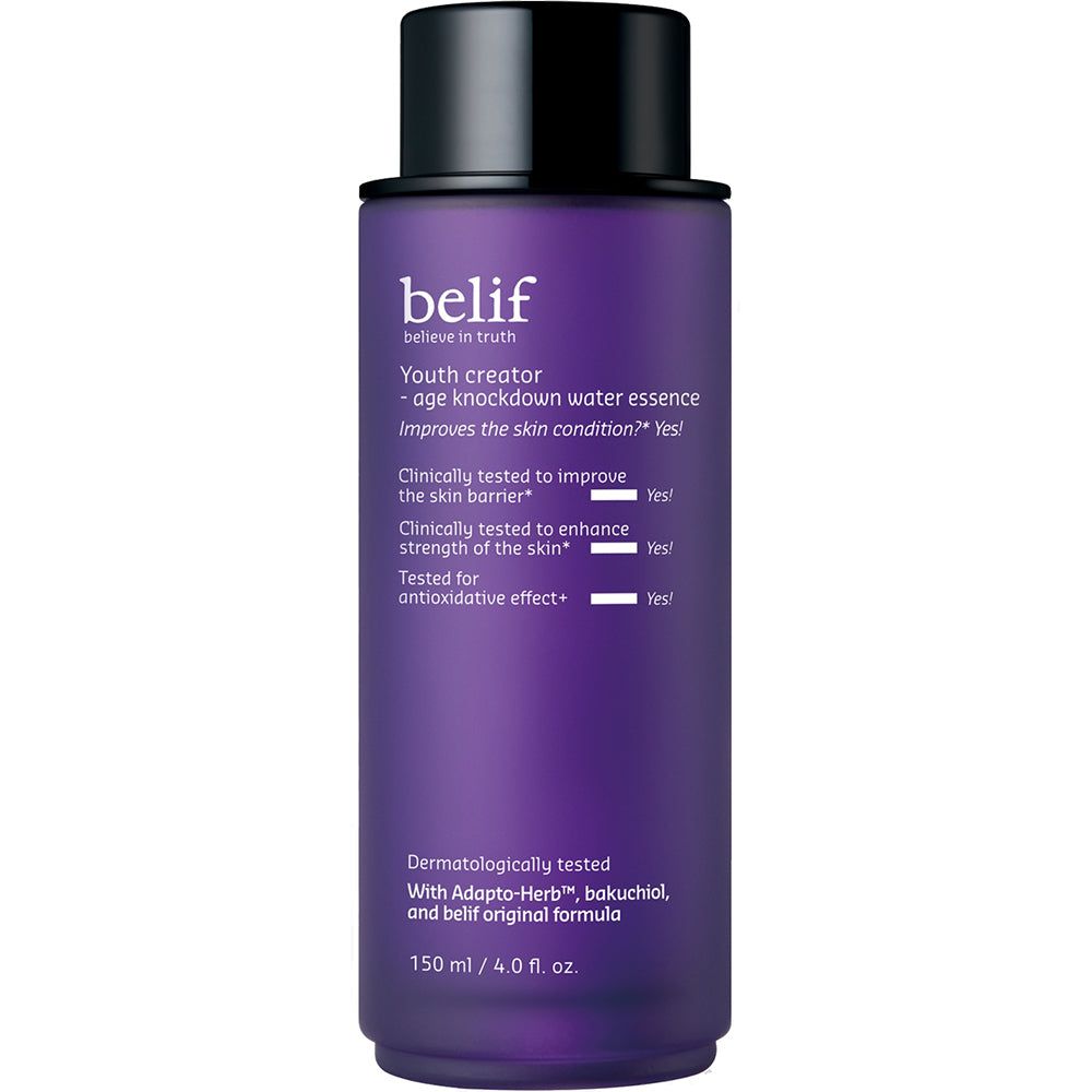Belif Age Knockdown Water Essence – leichte Essenz mit Bakuchiol und ATP für mehr Festigkeit 150 ml