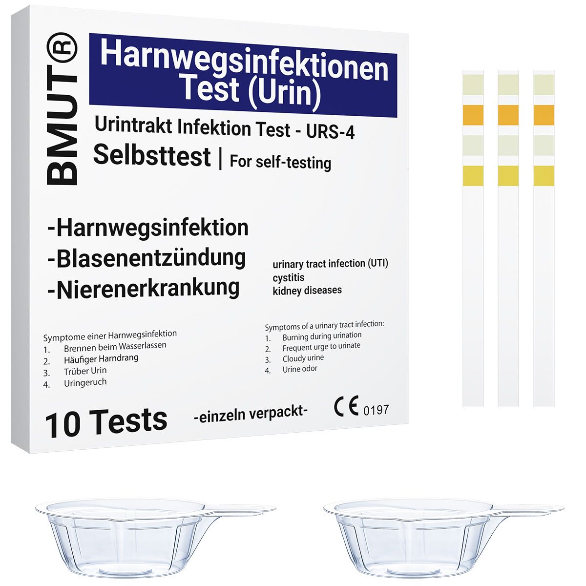 Bmut Harnwegsinfekt Teststreifen Blasenentzündung 10 St