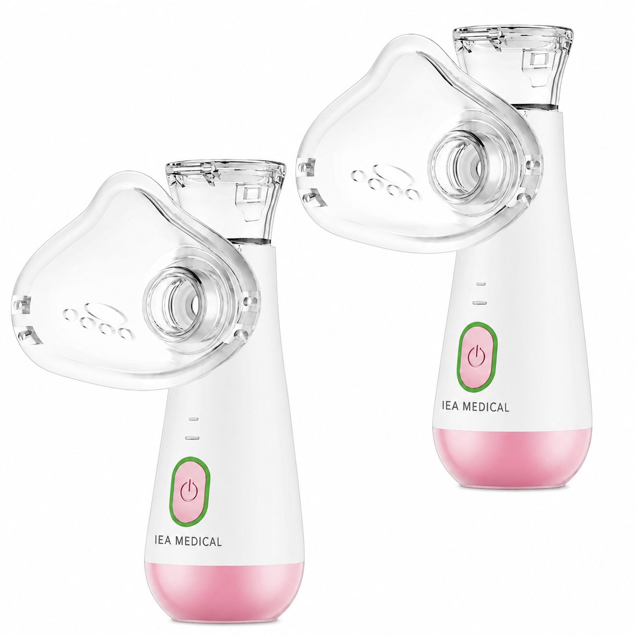 IEA Medical Inhalationsgerät Doppelpack in pink 2 St